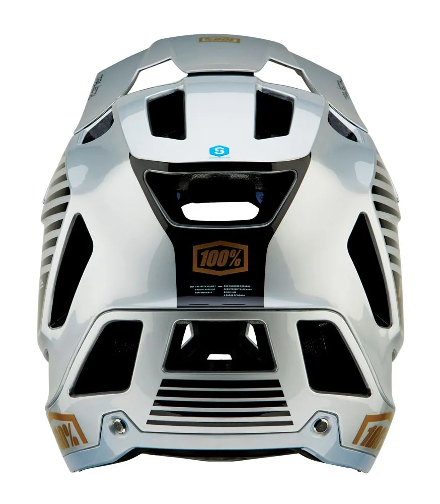 100% Trajecta Helmet - With Fidlock - Ranelagh Silver - 2022