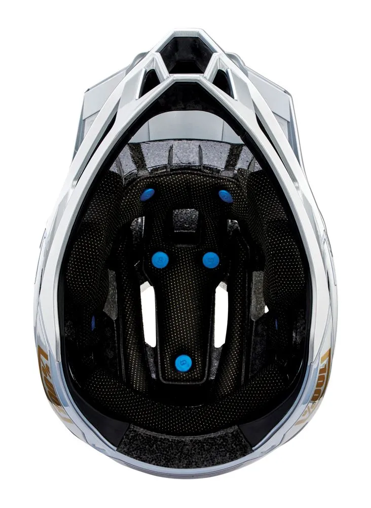 100% Trajecta Helmet - With Fidlock - Ranelagh Silver - 2022