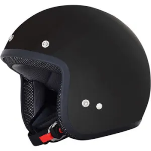 AFX FX-75 Open Face Helmet Gloss Black