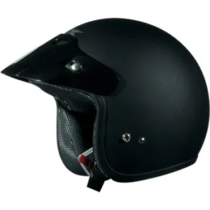 AFX FX-75 Open Face Helmet Matte Black
