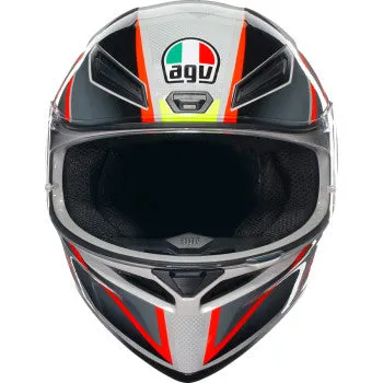 AGV K1 Full Face Helmet Blipper Gray/Red