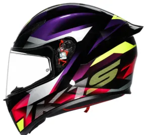 AGV K1 Full Face Helmet Fastlap Black/Purple/Pink
