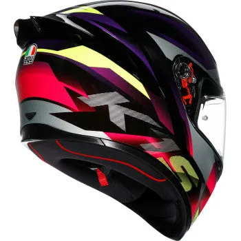 AGV K1 Full Face Helmet Fastlap Black/Purple/Pink