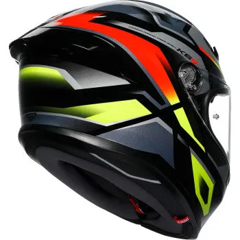AGV K6 Full Face Helmet Erazer Black/Red/Yellow Fluo