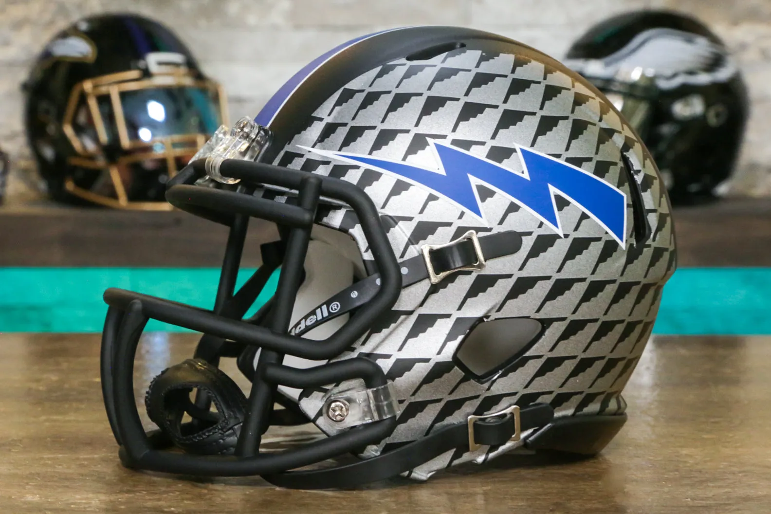 Air Force Falcons Riddell Speed Mini Helmet - Stealth Bomber