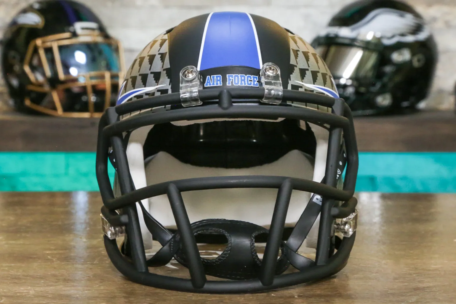 Air Force Falcons Riddell Speed Mini Helmet - Stealth Bomber