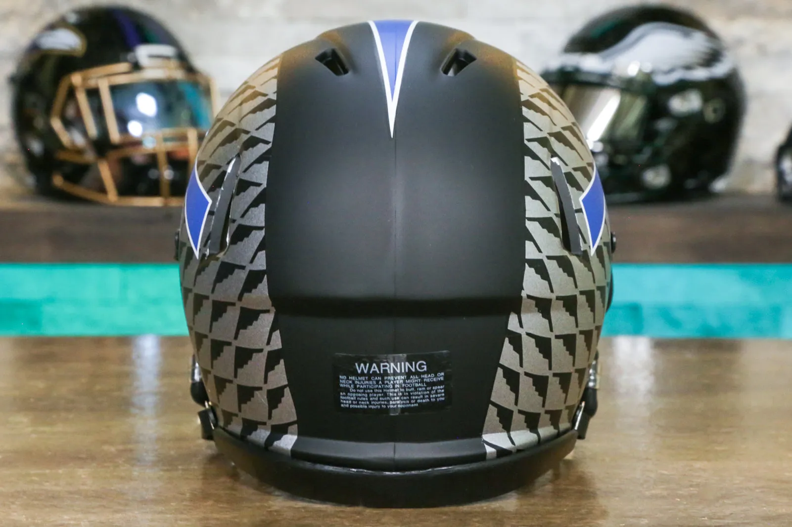 Air Force Falcons Riddell Speed Mini Helmet - Stealth Bomber