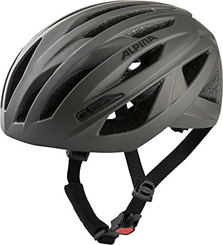 ALPINA PATH - Sicherer. Leichter & Optimal Belüfteter Fahrradhelm Mit Fliegennetz Für Erwachsene. coffee-grey matt. 51-56 cm