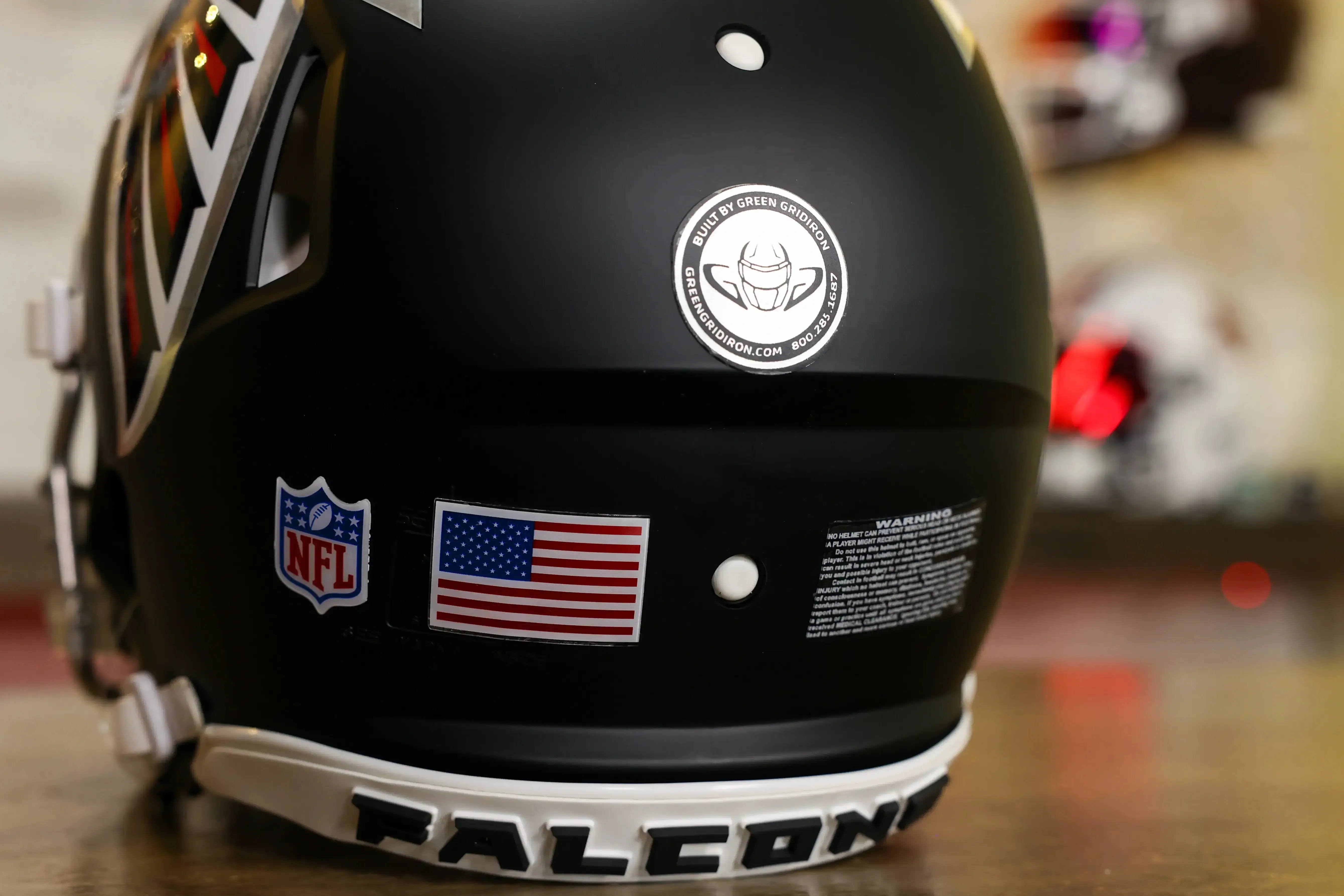 Atlanta Falcons Riddell Speed Authentic Helmet - GG Edition 02688
