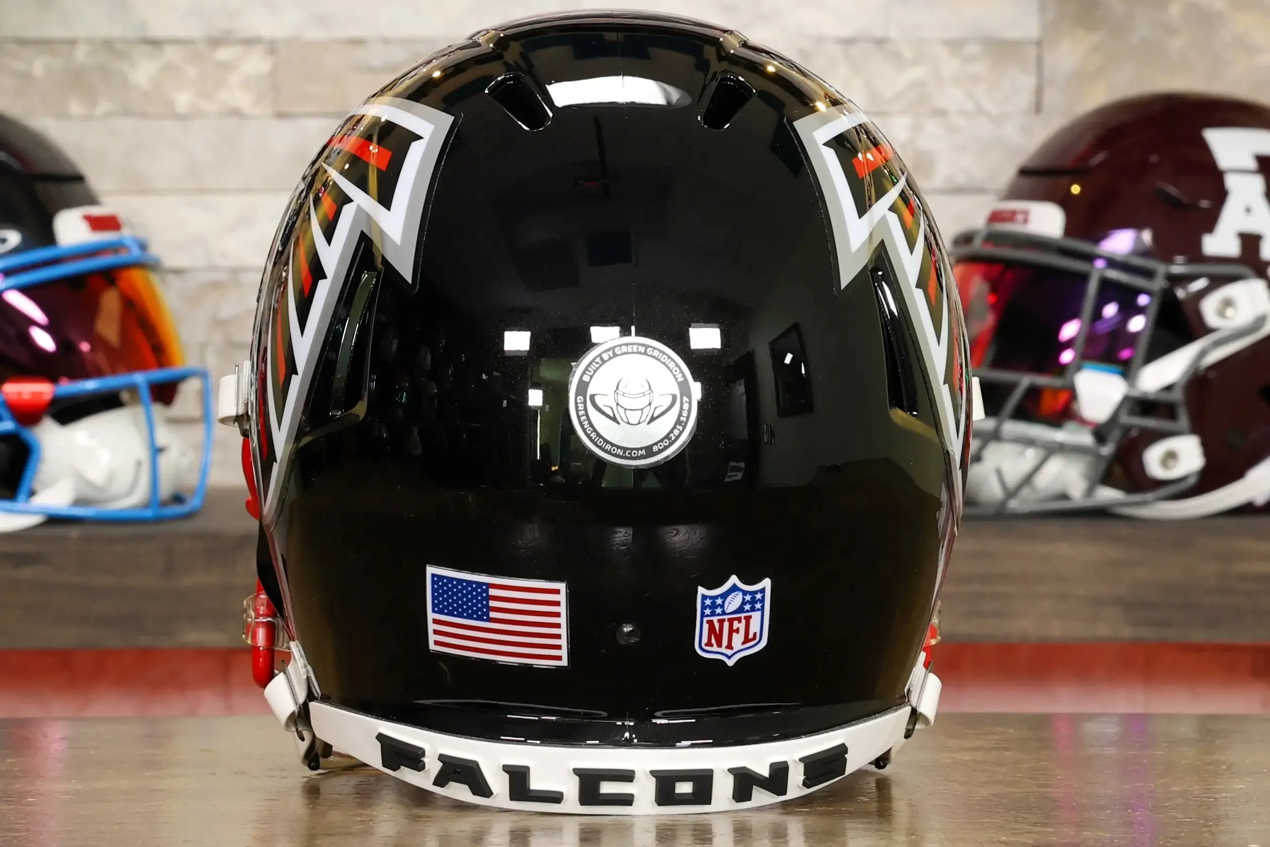 Atlanta Falcons Riddell Speed Display Helmet - GG Edition