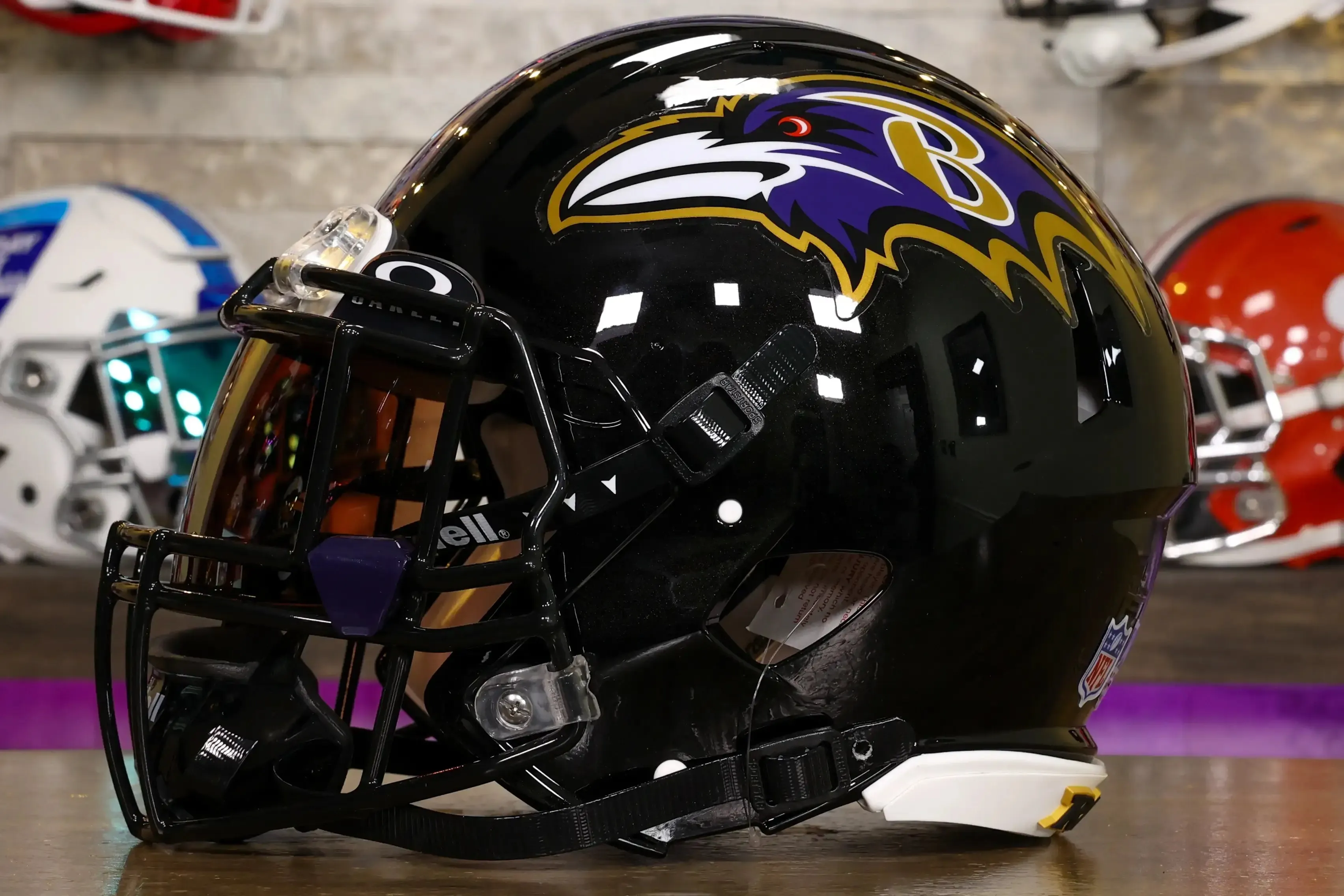 Baltimore Ravens Riddell Speed Authentic Helmet - GG Edition 02689