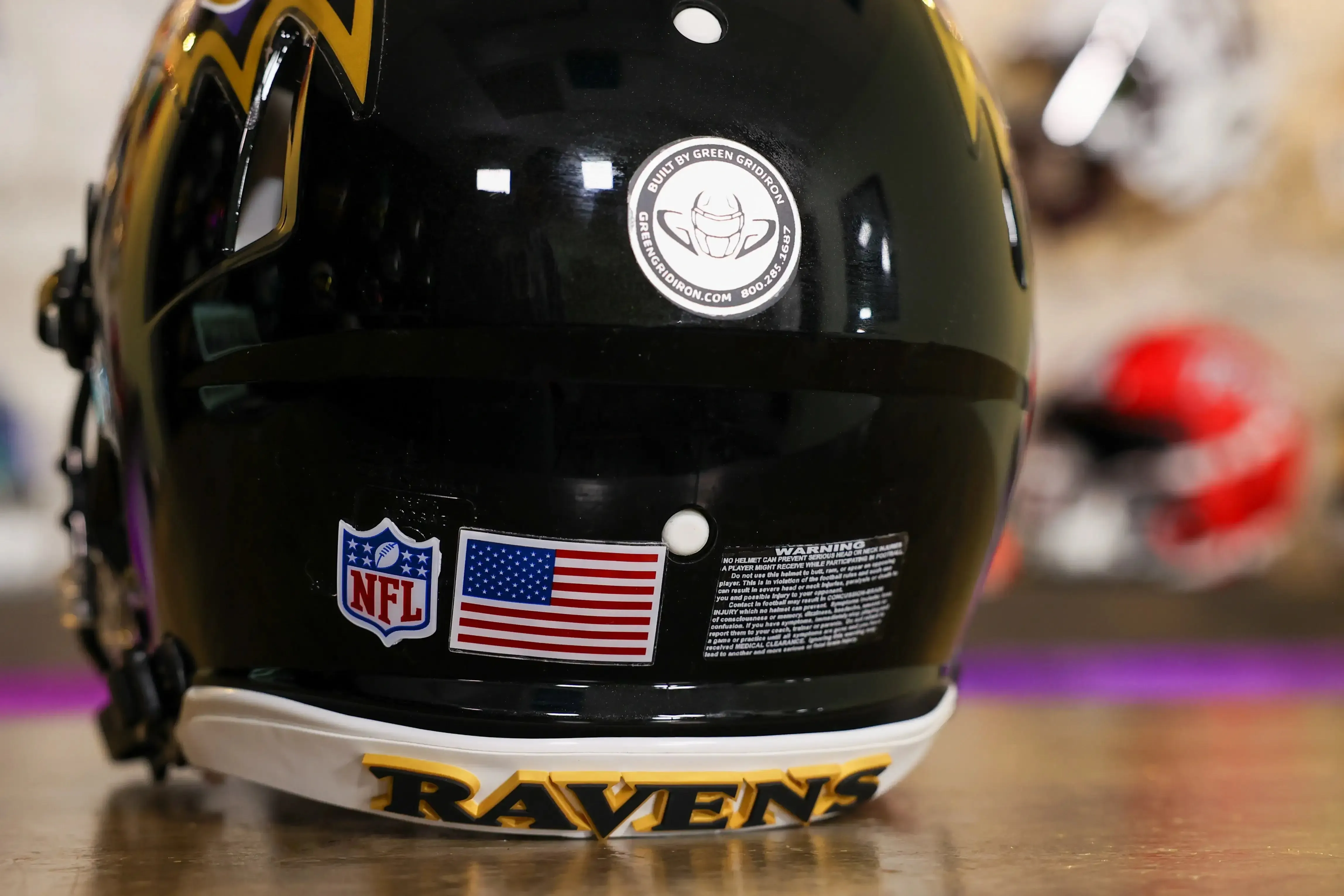 Baltimore Ravens Riddell Speed Authentic Helmet - GG Edition 02689