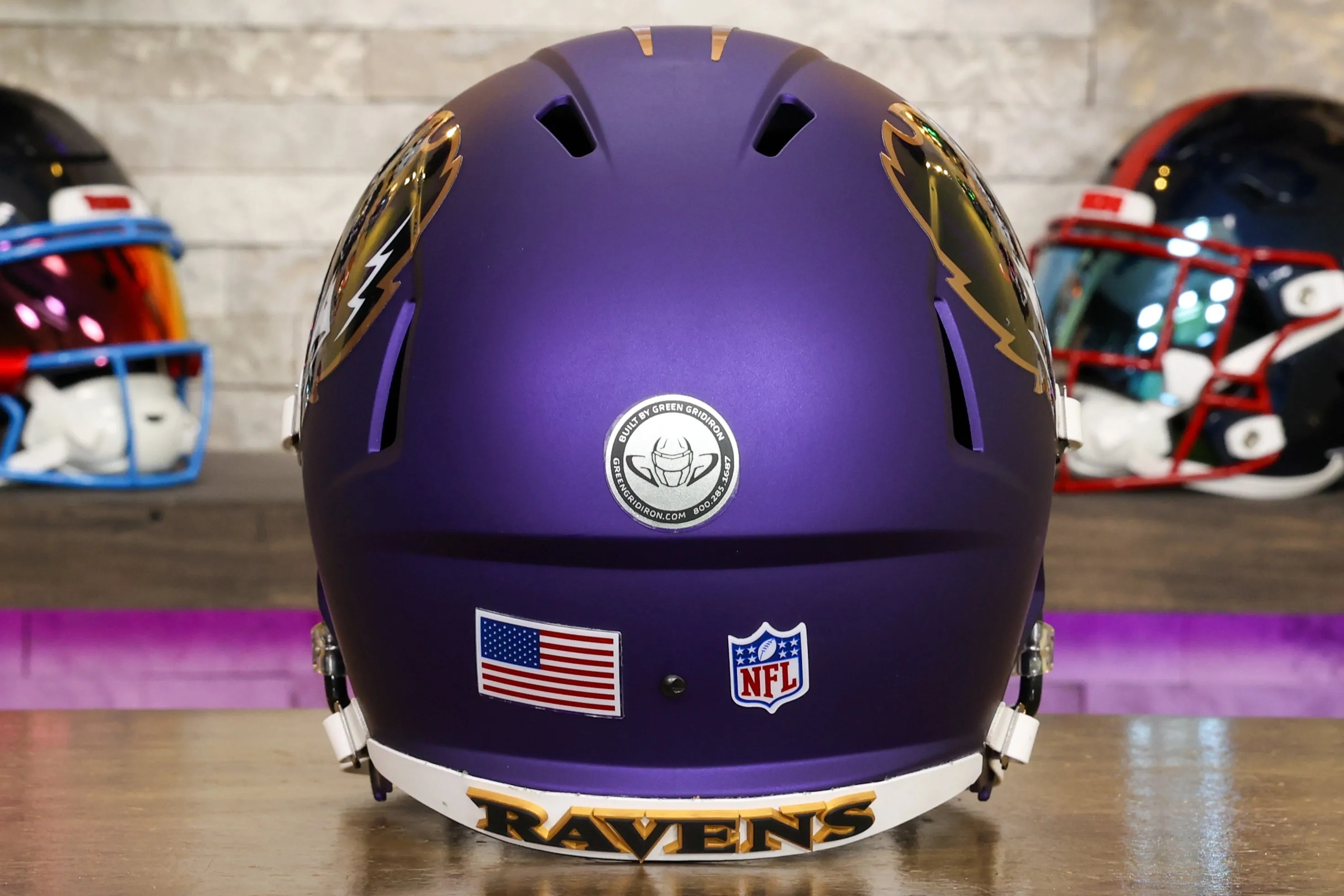 Baltimore Ravens Riddell Speed Display Helmet - GG Edition 02551