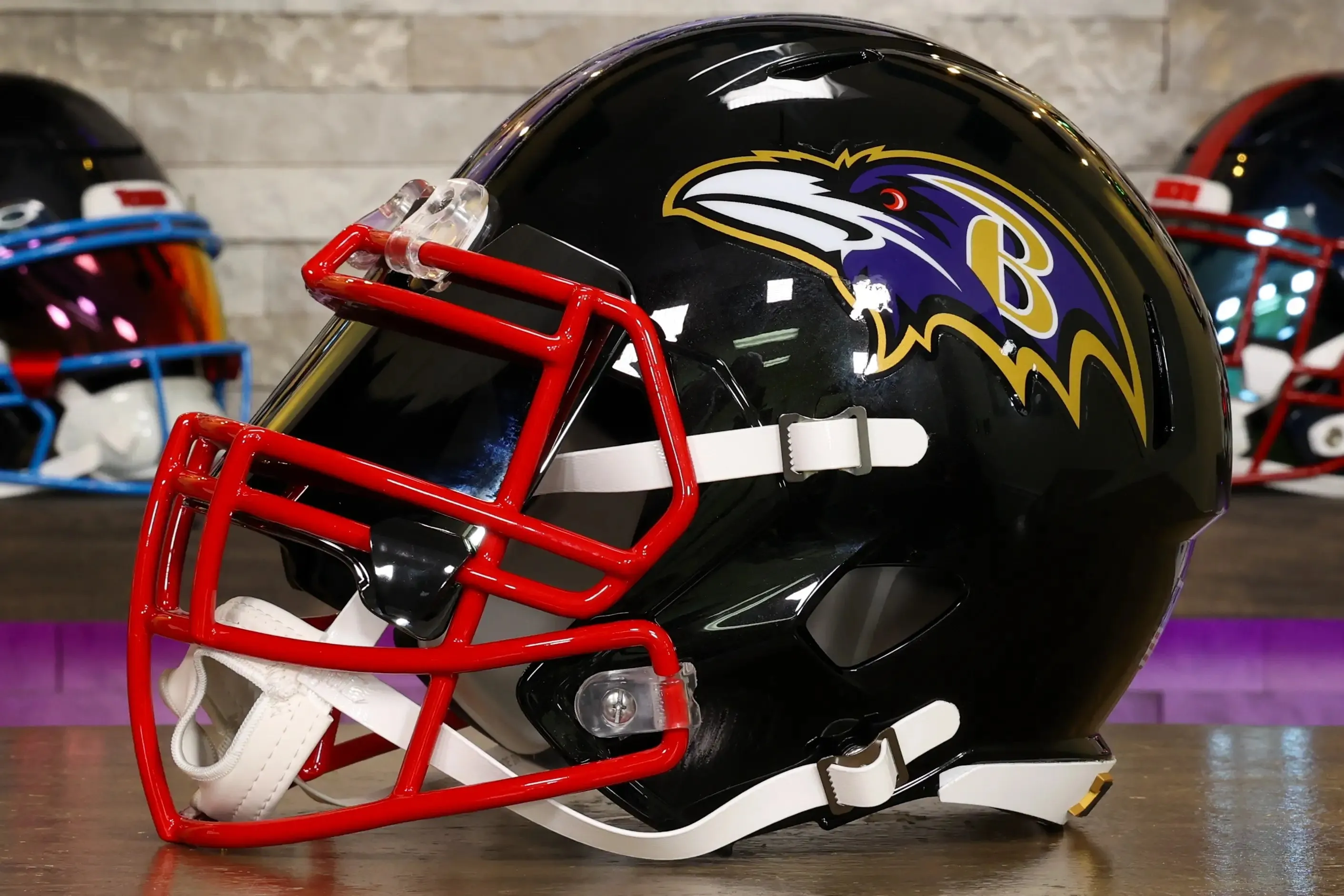 Baltimore Ravens Riddell Speed Display Helmet - GG Edition