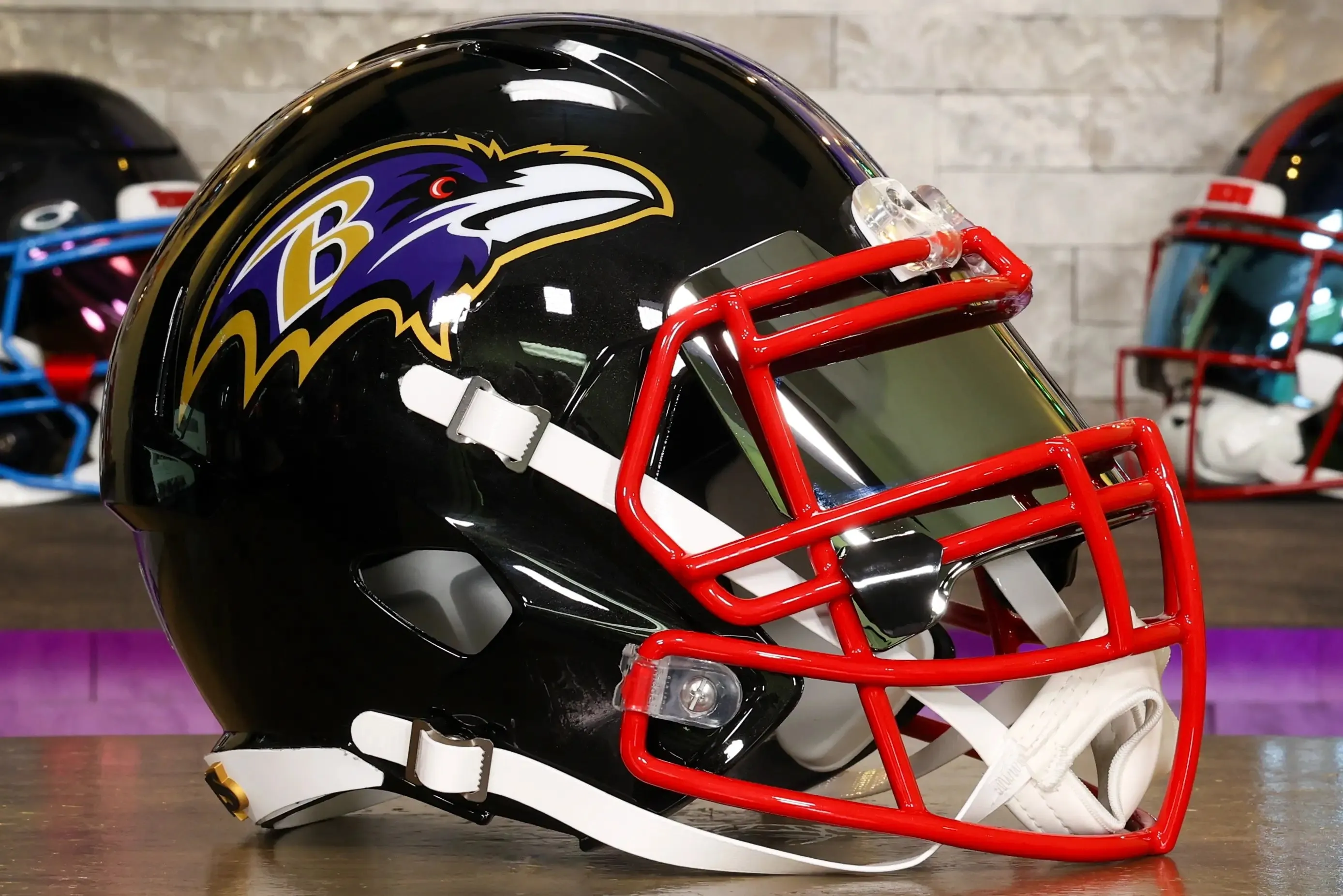 Baltimore Ravens Riddell Speed Display Helmet - GG Edition