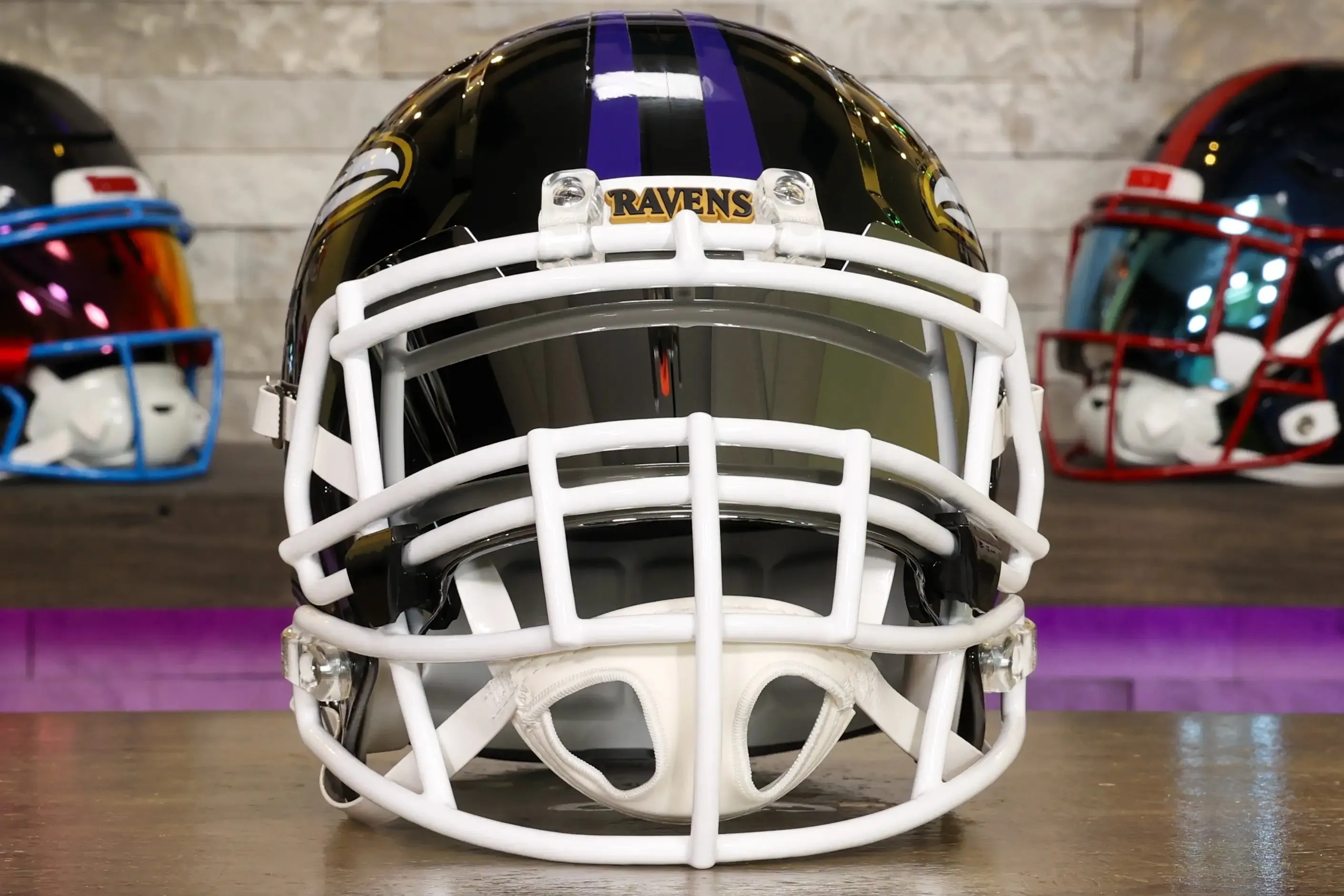 Baltimore Ravens Riddell Speed Display Helmet - GG Edition