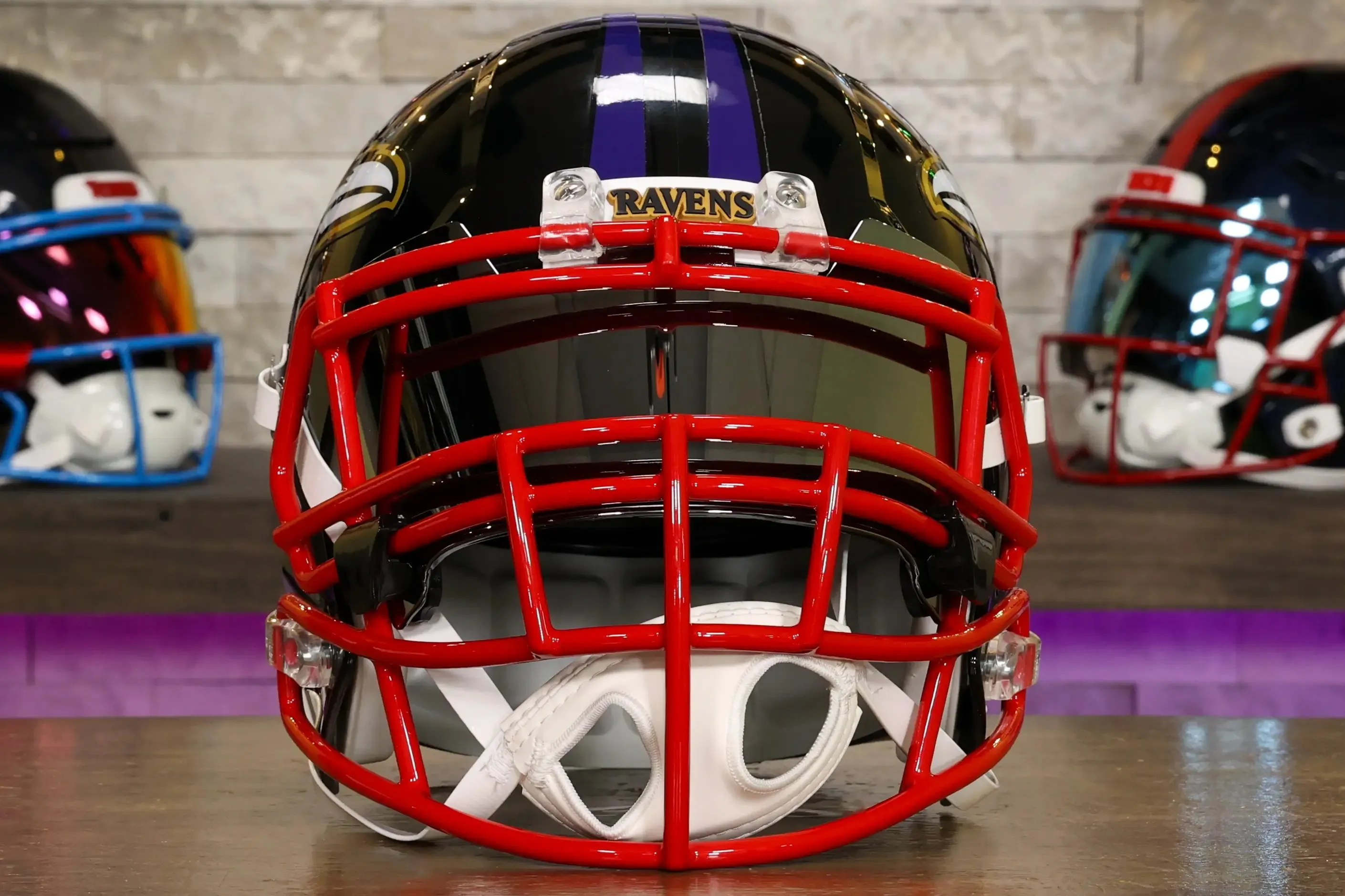 Baltimore Ravens Riddell Speed Display Helmet - GG Edition