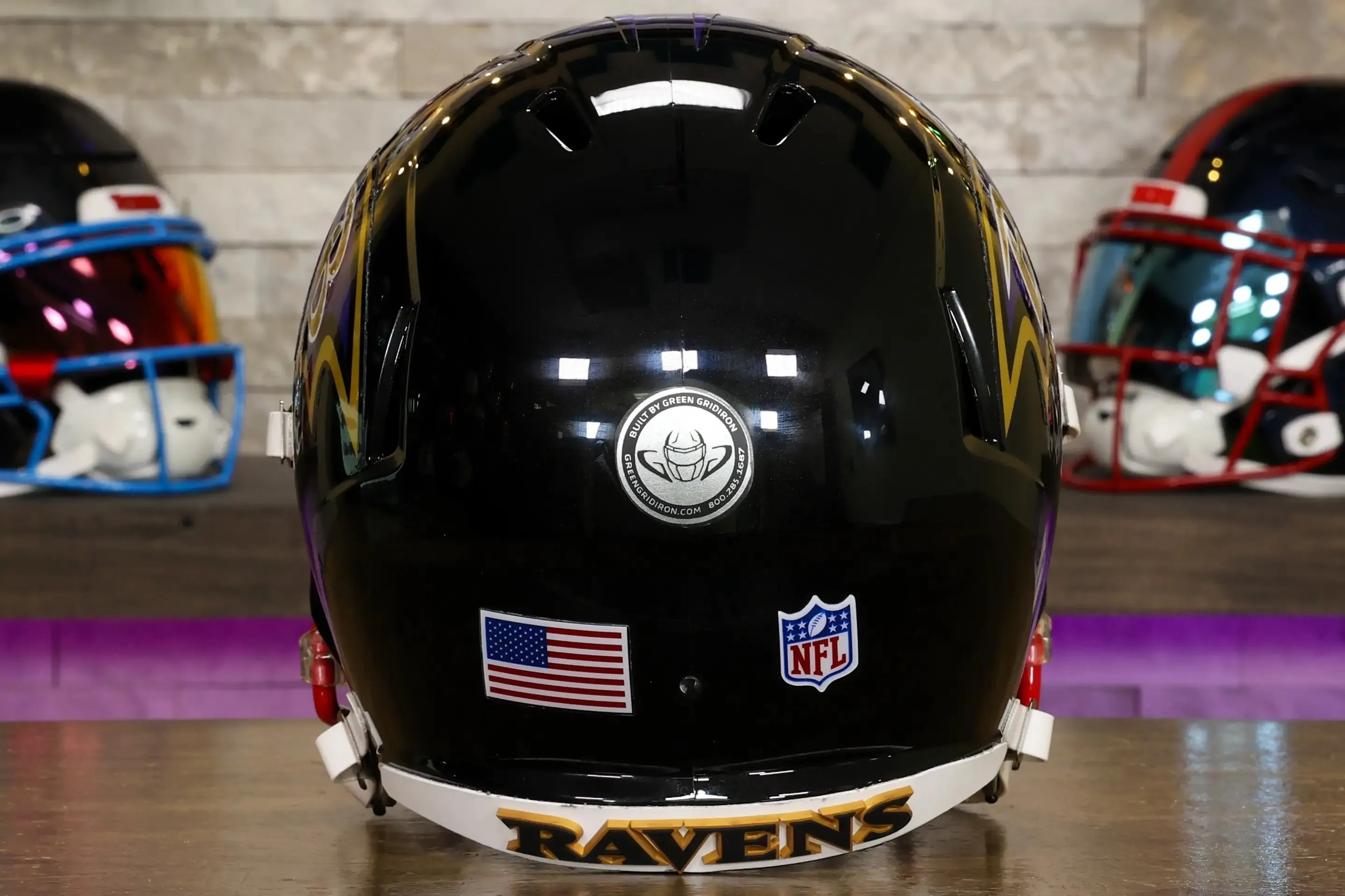 Baltimore Ravens Riddell Speed Display Helmet - GG Edition