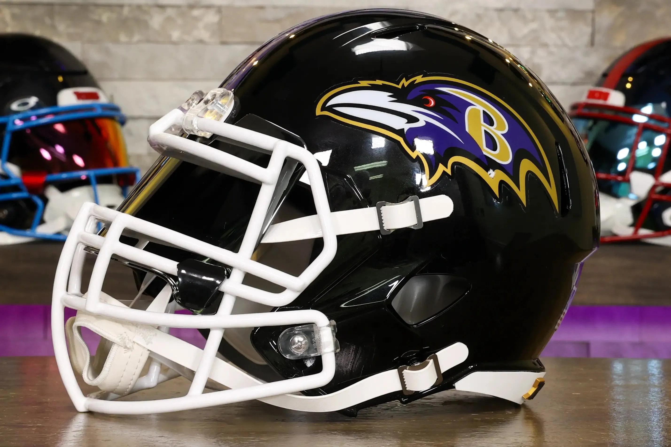 Baltimore Ravens Riddell Speed Display Helmet - GG Edition