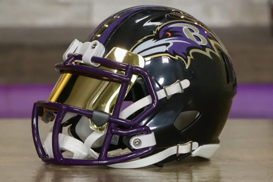 Baltimore Ravens Riddell Speed Mini Helmet - GG Edition 01043