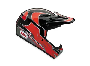 Bell Drop BMX/Downhill Full Face Helmet - Red-Black