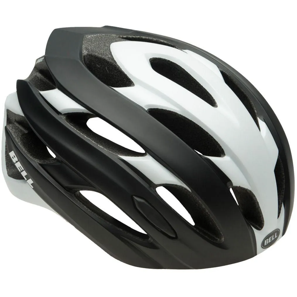 Bell Event Road Cycling Helmet - Matt Black-White Roadblock