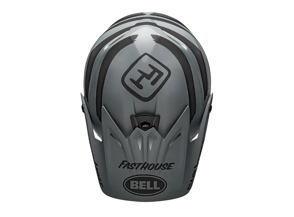 Bell Full 9 Full Face Helmet - Fasthouse Matt Gray-Black - 2020