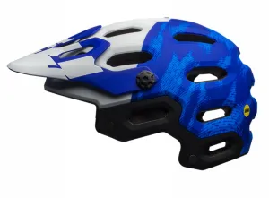 Bell Super 3 MIPS MTB Helmet - Matt Blue-White