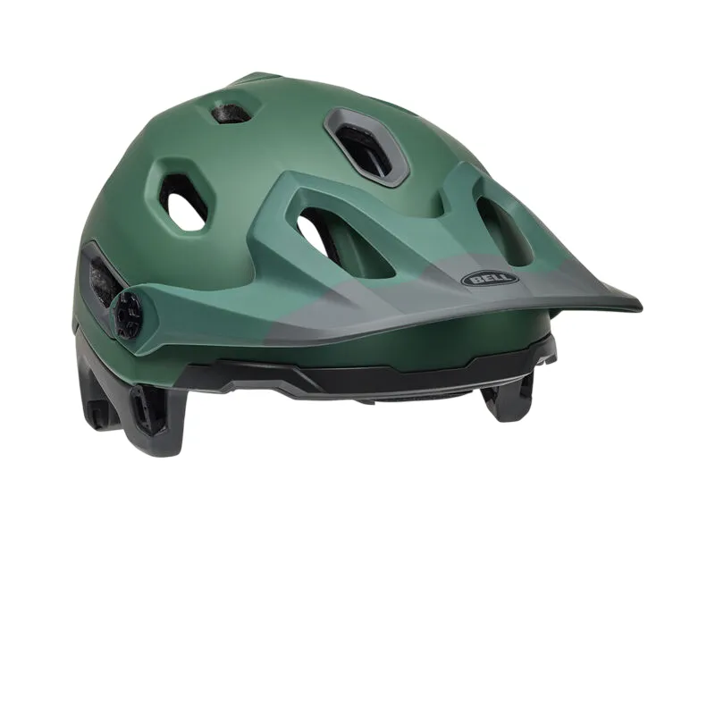 Bell Super DH Spherical Full Face Helmet - Matt Green-Gray