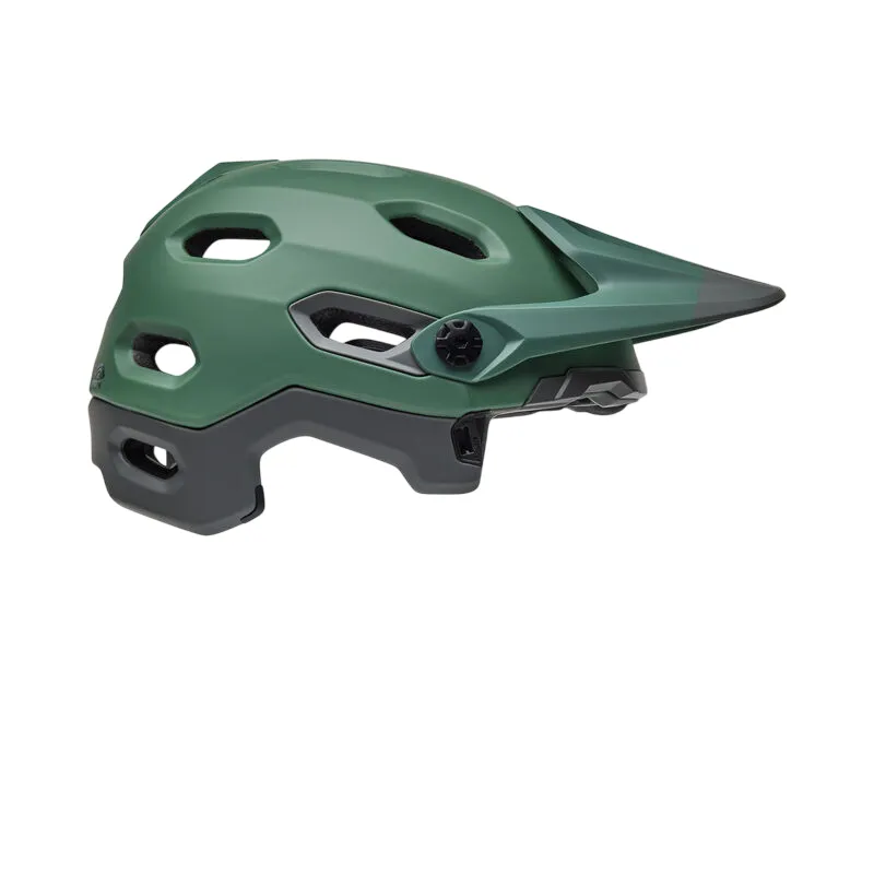 Bell Super DH Spherical Full Face Helmet - Matt Green-Gray