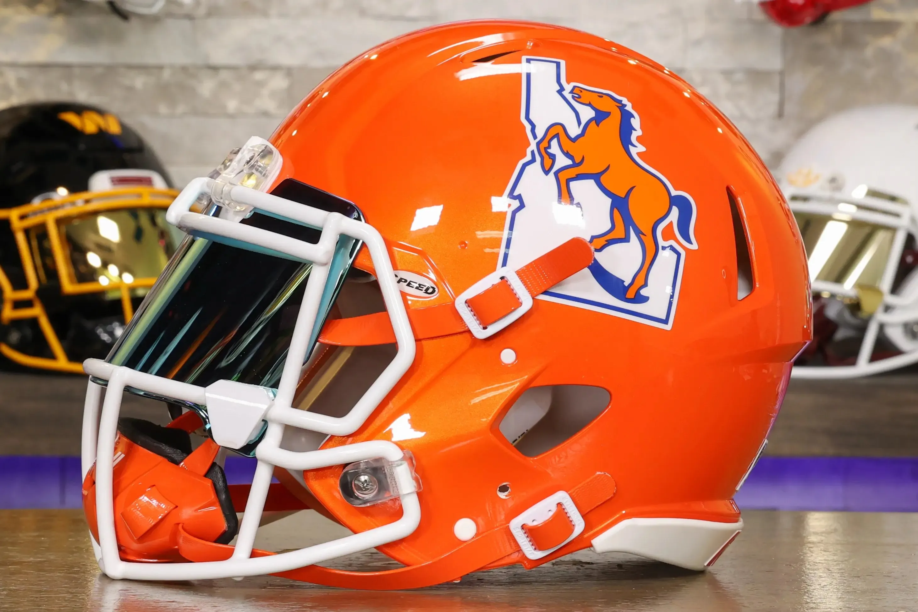 Boise State Broncos Riddell Speed Authentic Helmet - GG Edition 02528