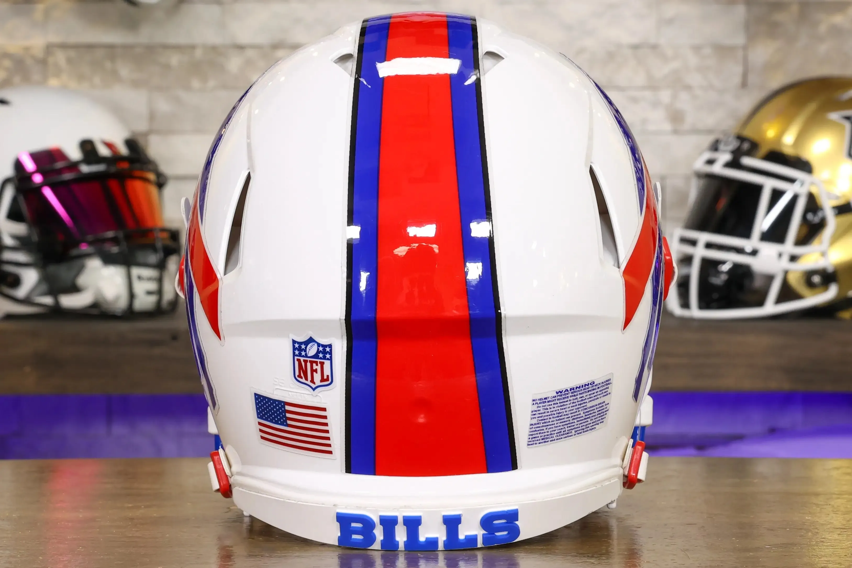 Buffalo Bills Riddell Speed Authentic Helmet - GG Edition 02545