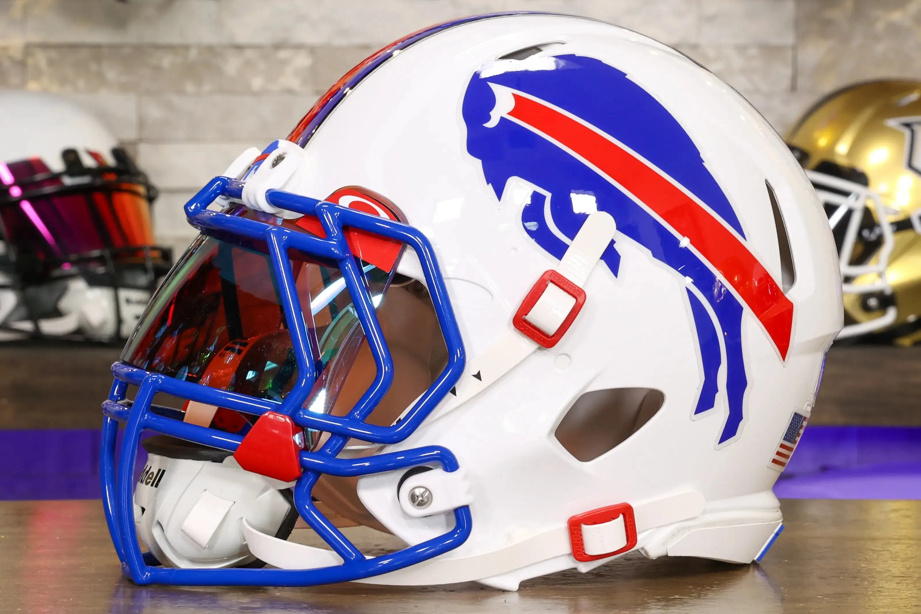 Buffalo Bills Riddell Speed Authentic Helmet - GG Edition 02545