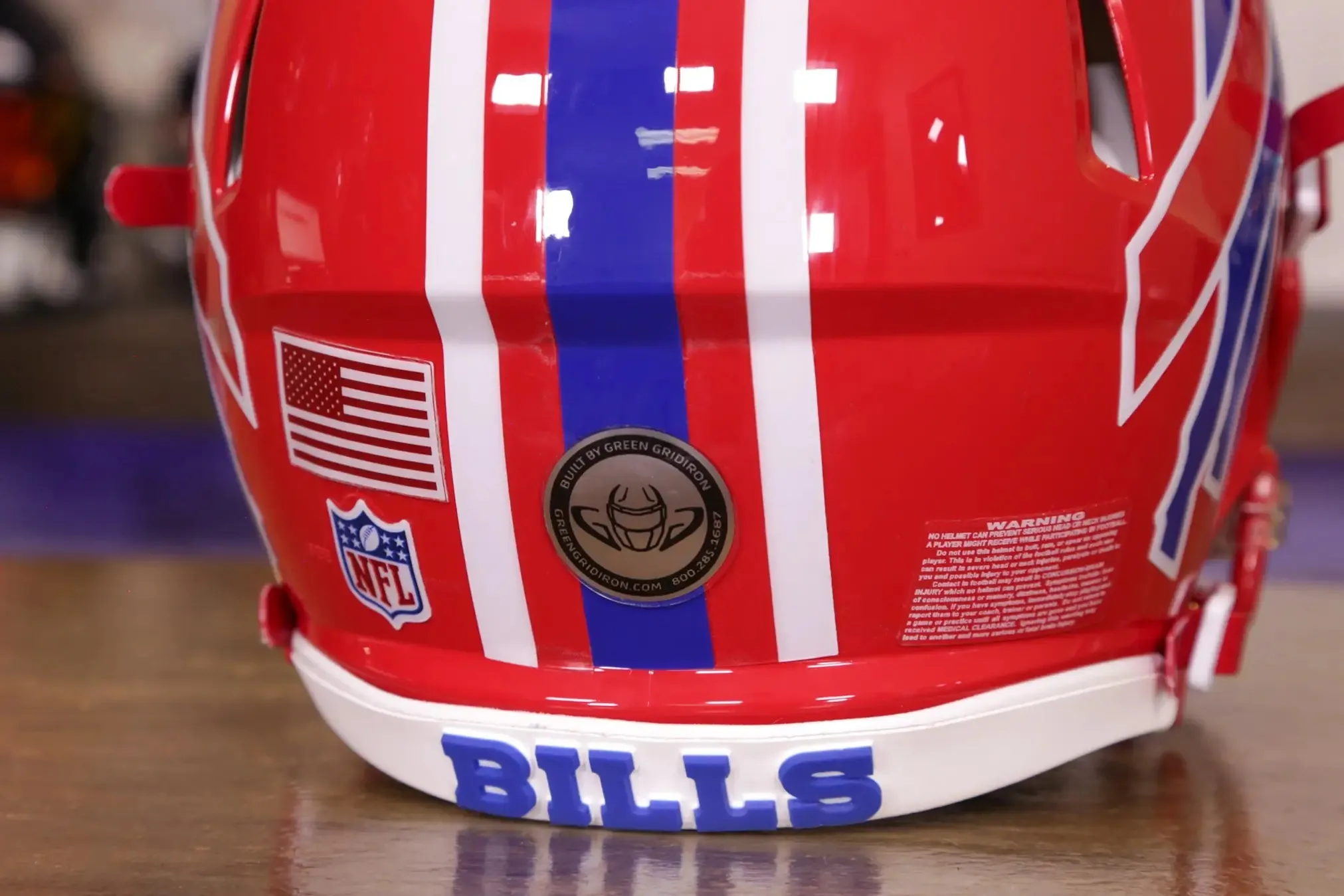 Buffalo Bills Riddell Speed Authentic Helmet - GG Edition