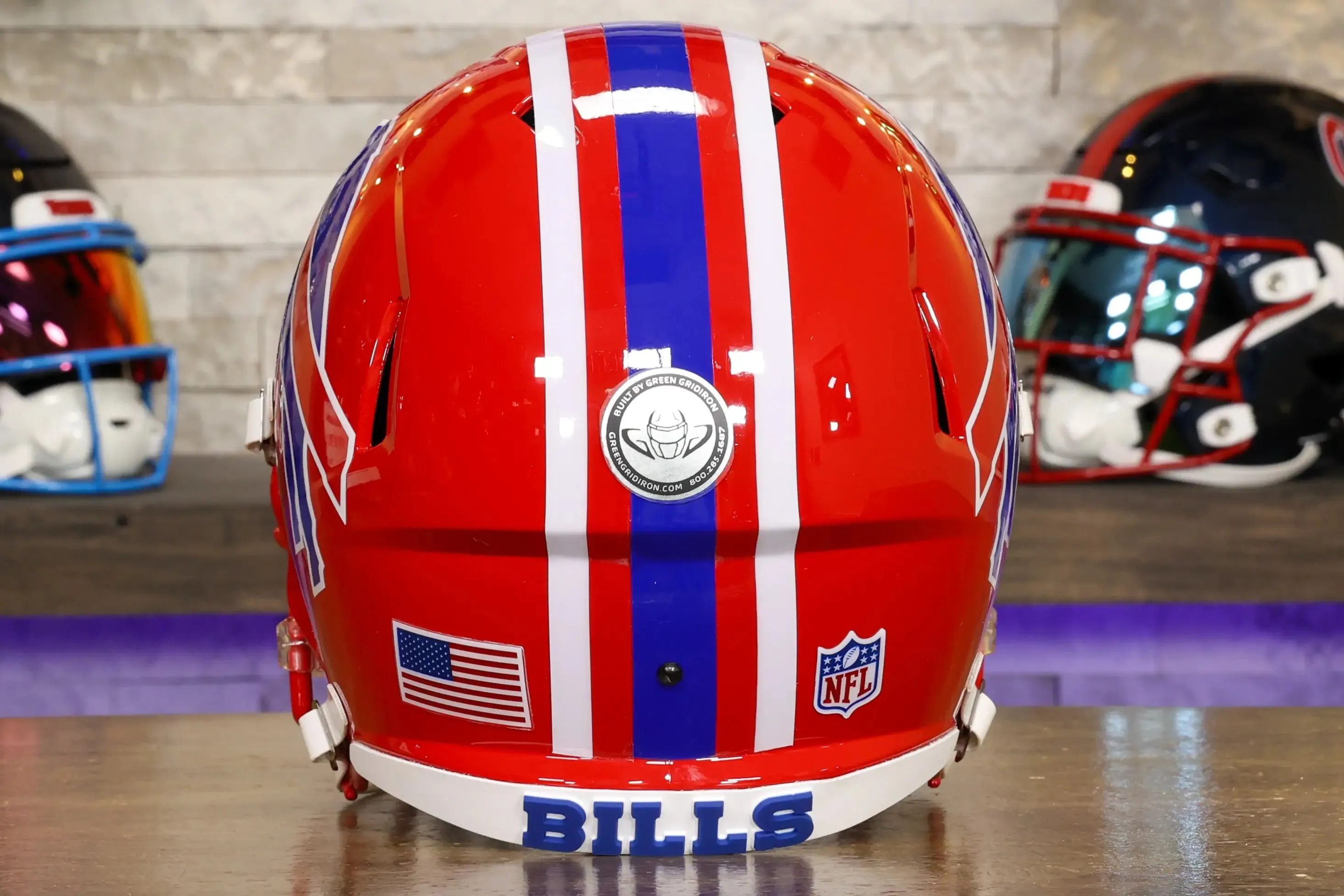 Buffalo Bills Riddell Speed Display Helmet - GG Edition 02555