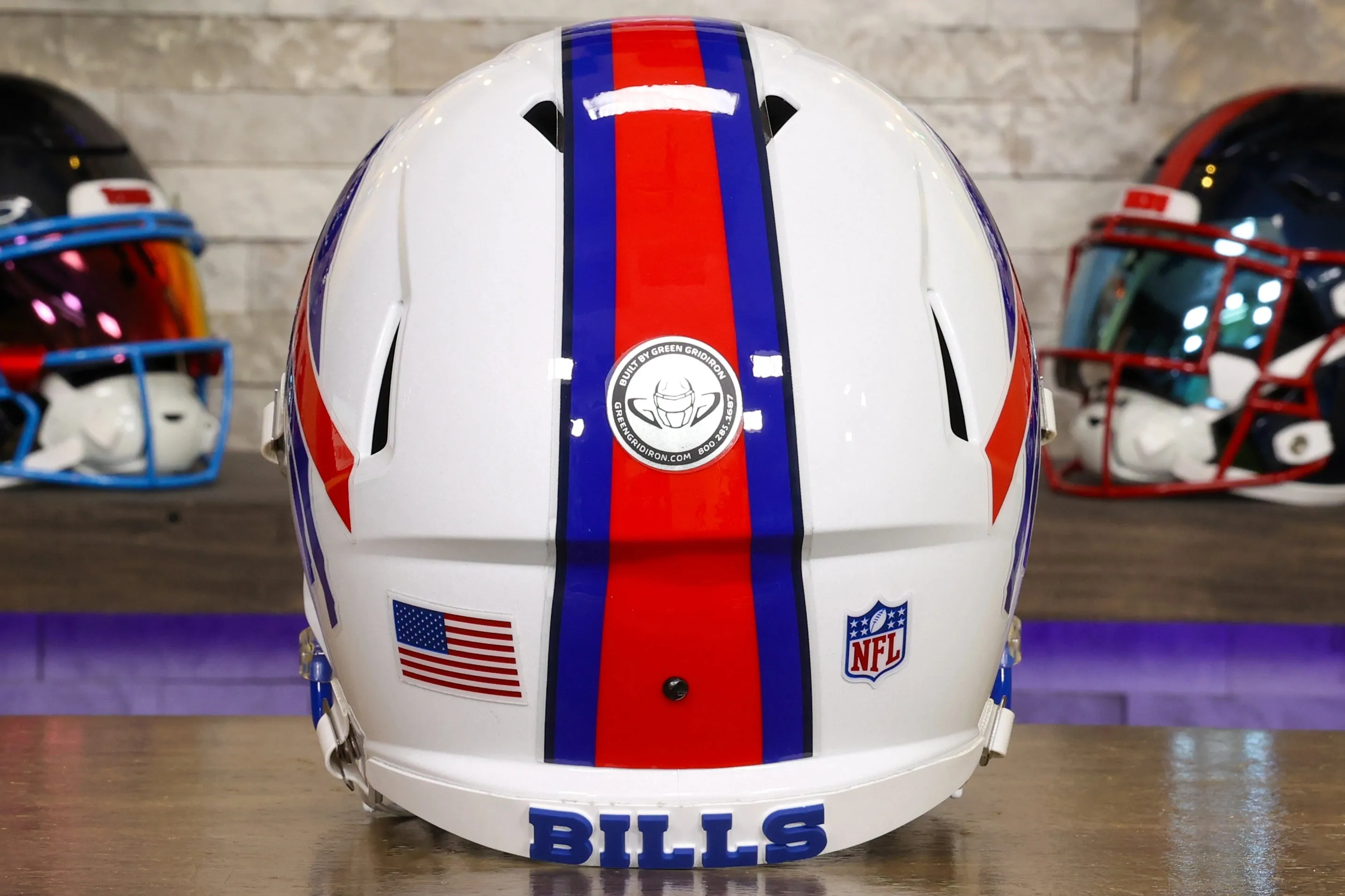 Buffalo Bills Riddell Speed Display Helmet - GG Edition