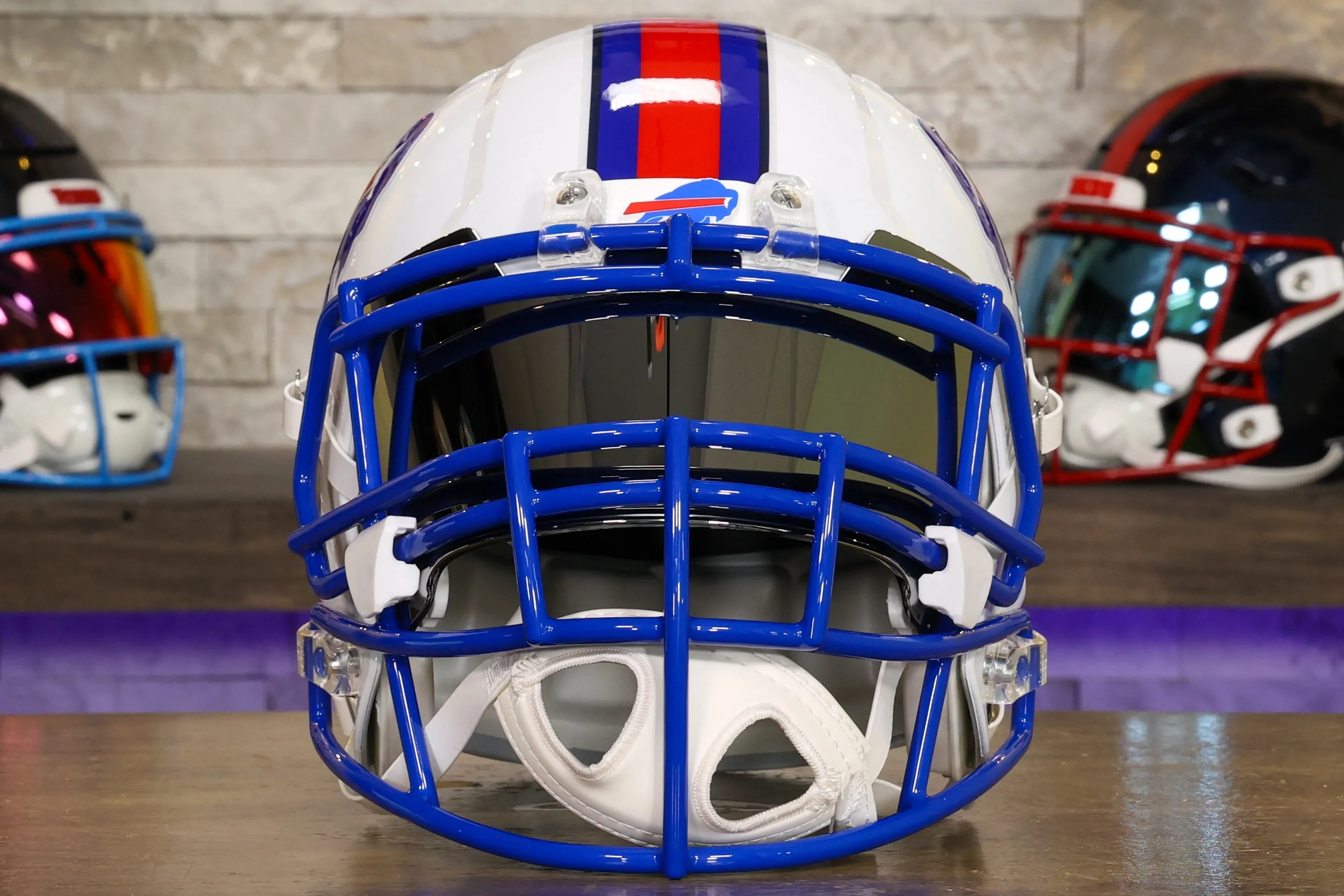 Buffalo Bills Riddell Speed Display Helmet - GG Edition