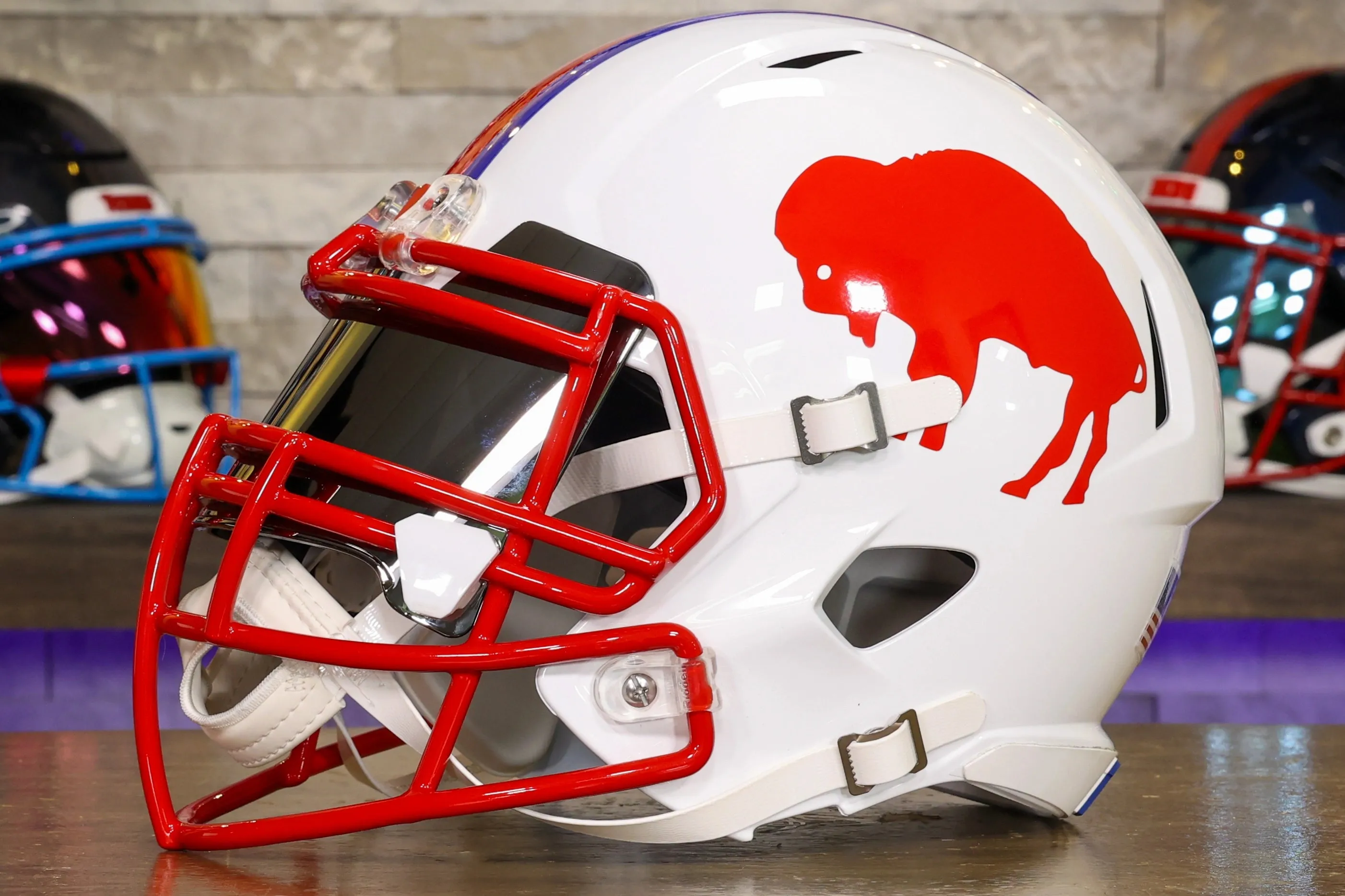 Buffalo Bills Riddell Speed Display Helmet - GG Edition