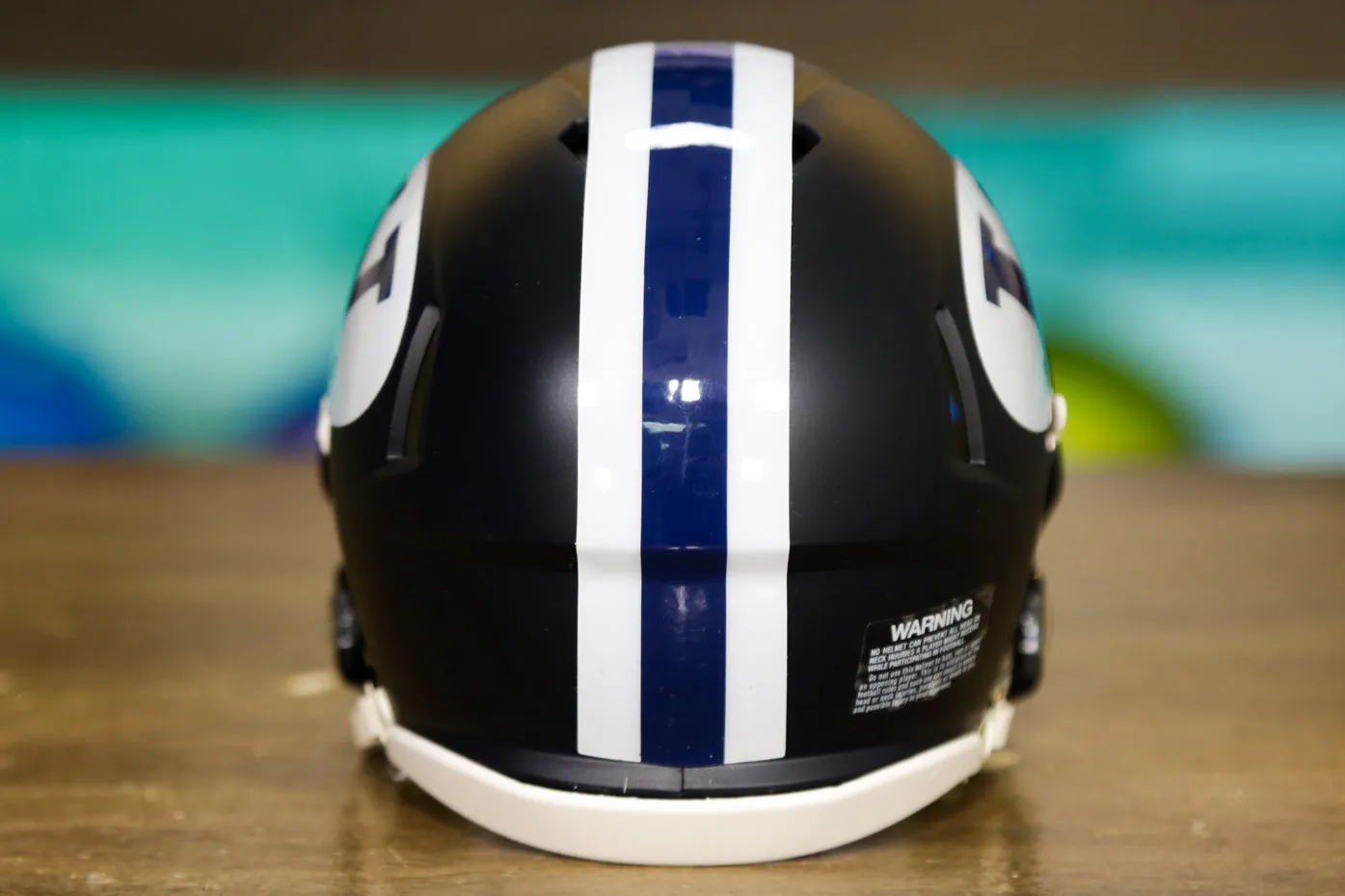 BYU Cougars Riddell Speed Mini Helmet - Navy