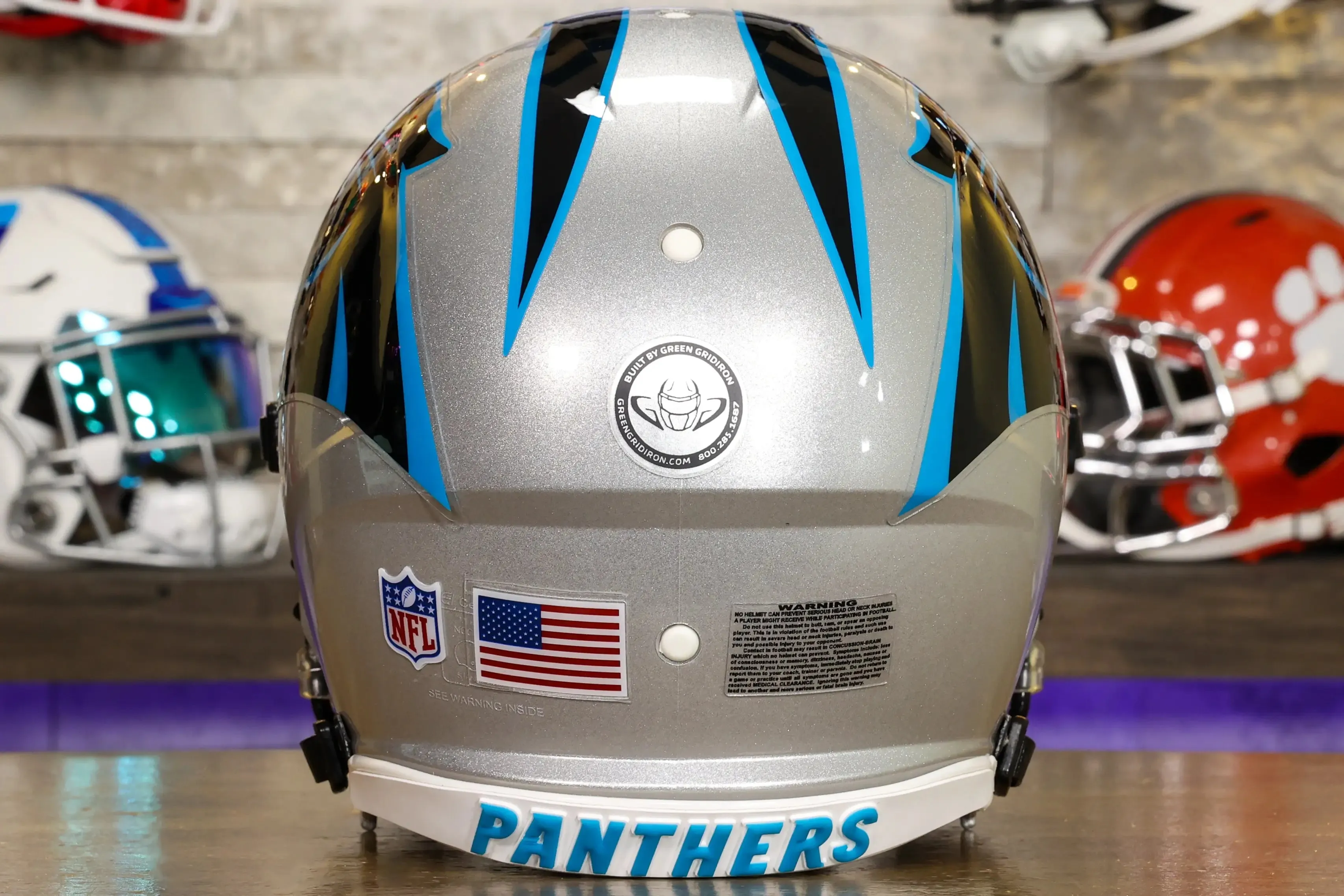 Carolina Panthers Riddell Speed Authentic Helmet - GG Edition 02690