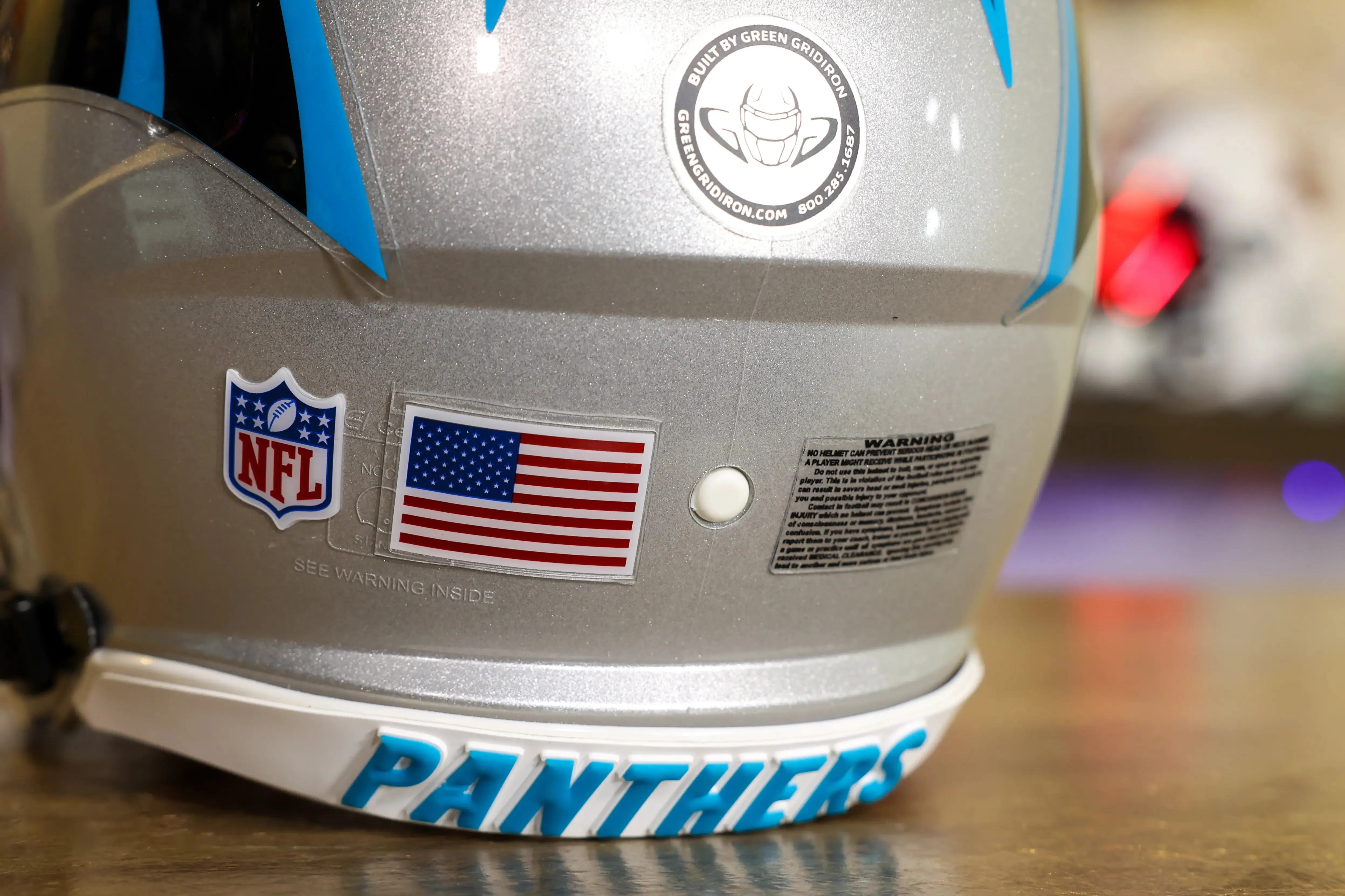 Carolina Panthers Riddell Speed Authentic Helmet - GG Edition 02690