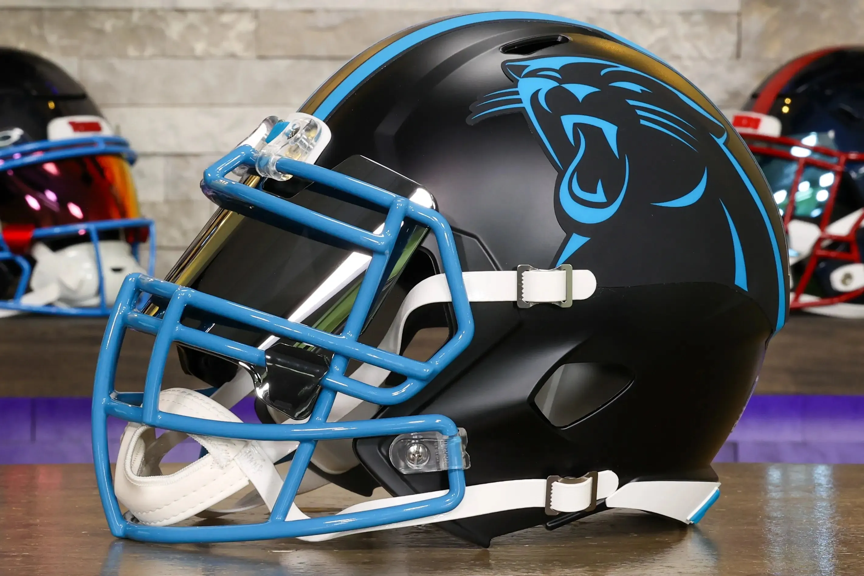 Carolina Panthers Riddell Speed Display Helmet - GG Edition 02558