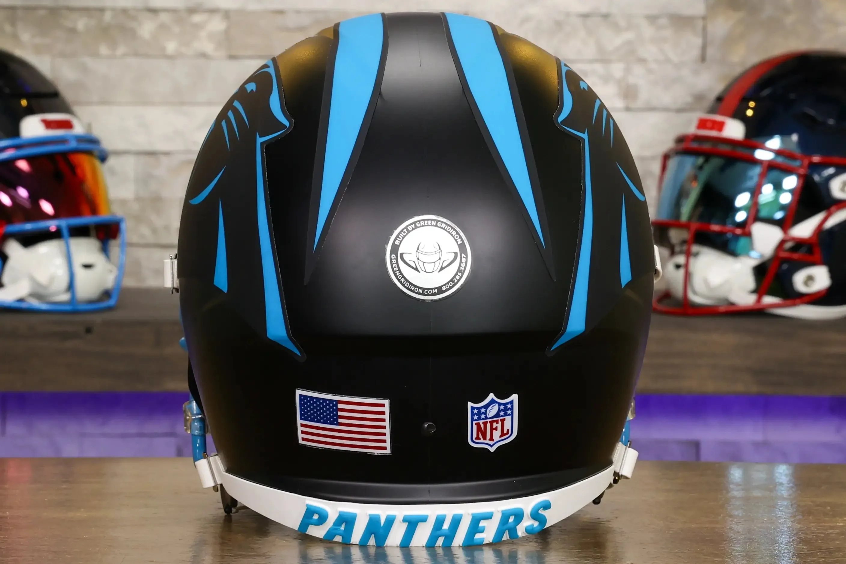 Carolina Panthers Riddell Speed Display Helmet - GG Edition 02558