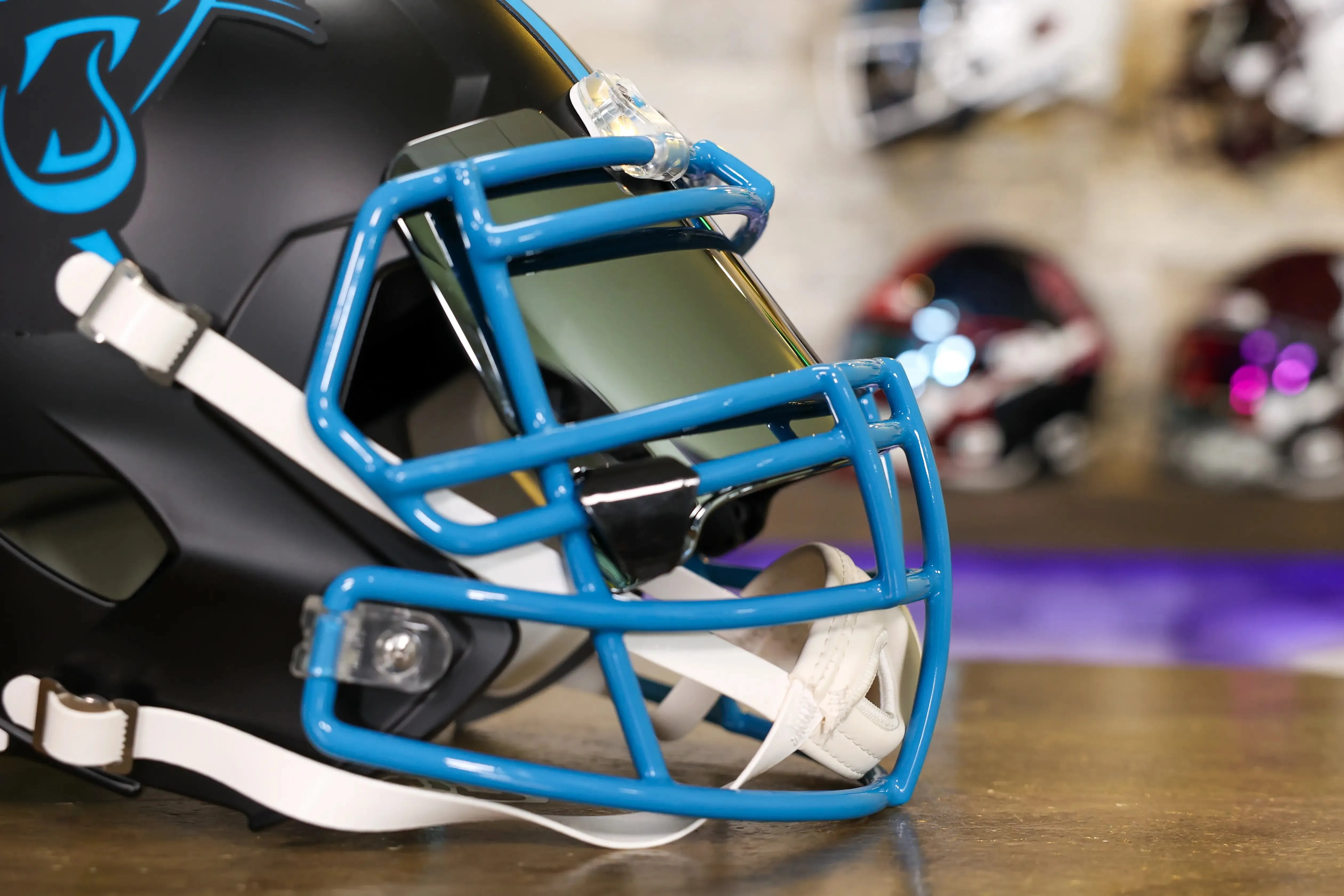 Carolina Panthers Riddell Speed Display Helmet - GG Edition 02558