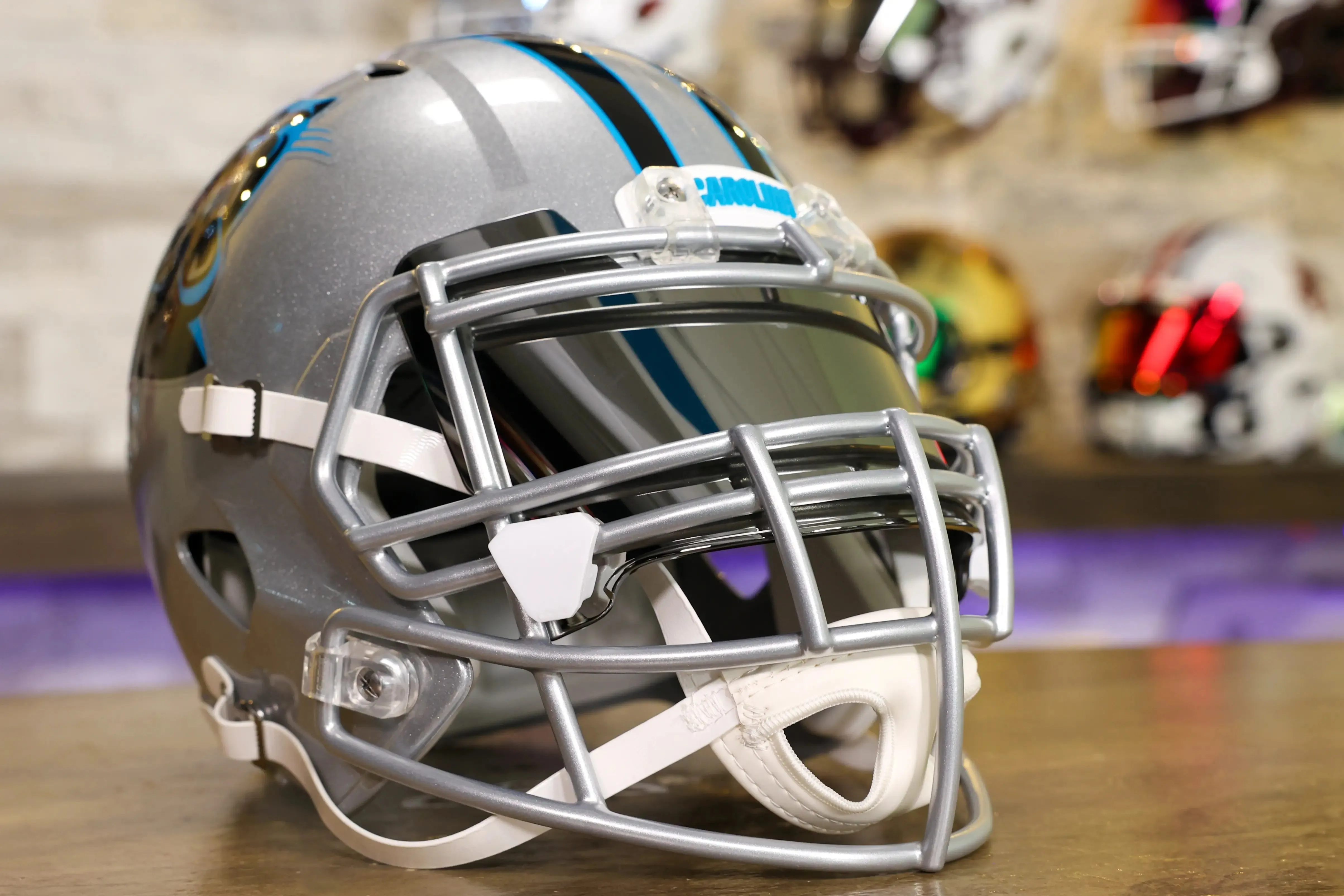 Carolina Panthers Riddell Speed Display Helmet - GG Edition 02577