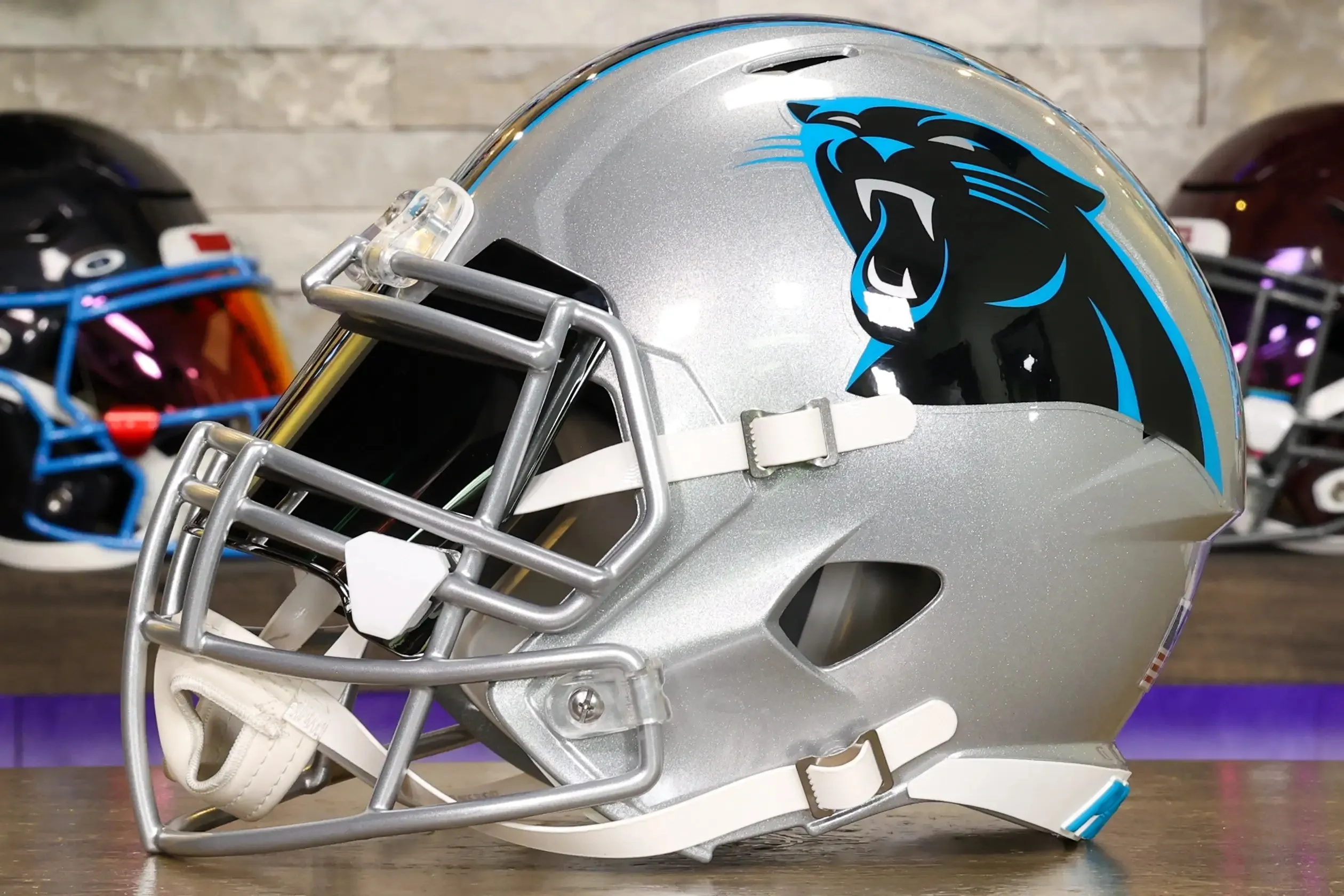 Carolina Panthers Riddell Speed Display Helmet - GG Edition 02577