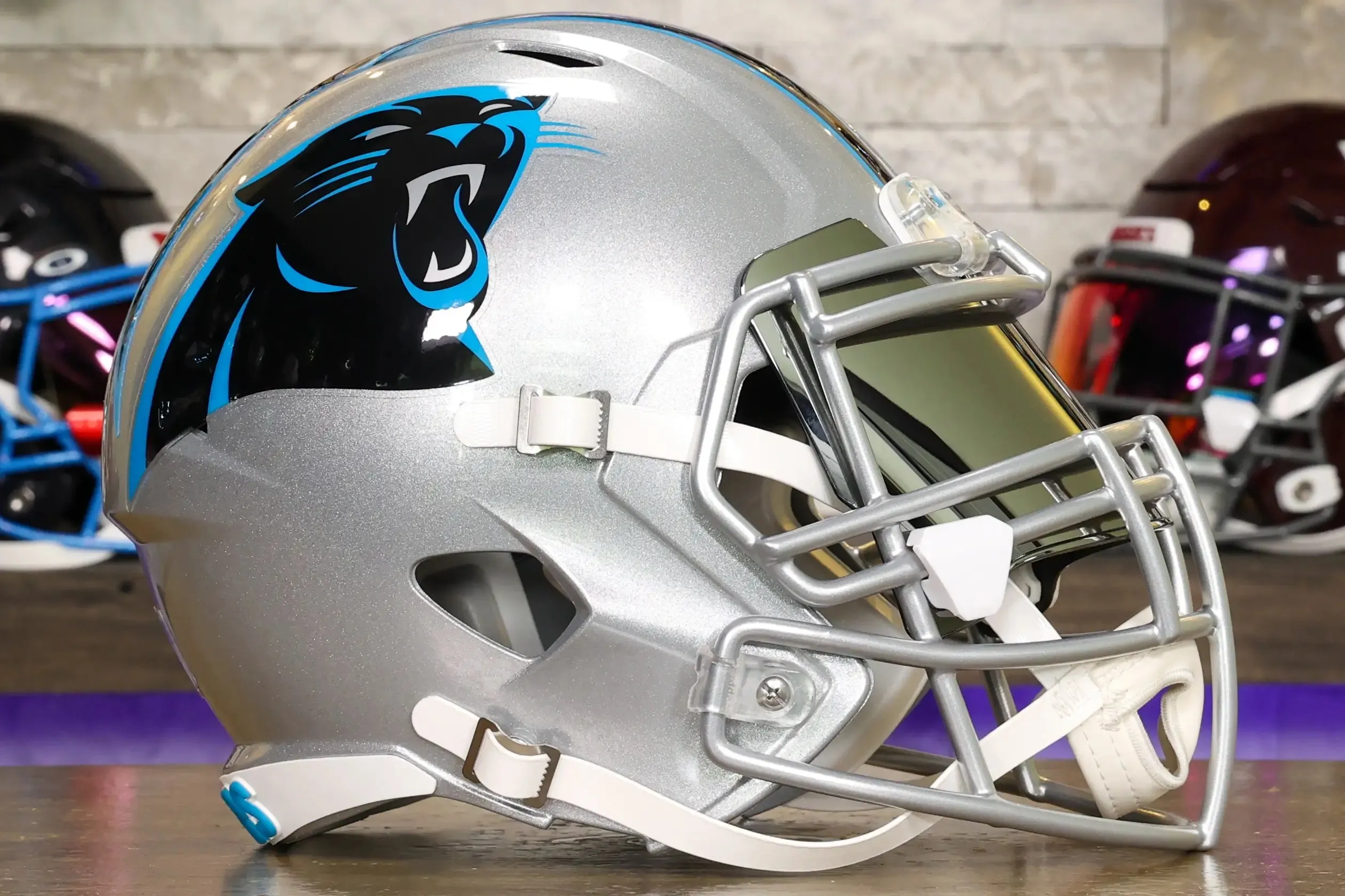 Carolina Panthers Riddell Speed Display Helmet - GG Edition 02577
