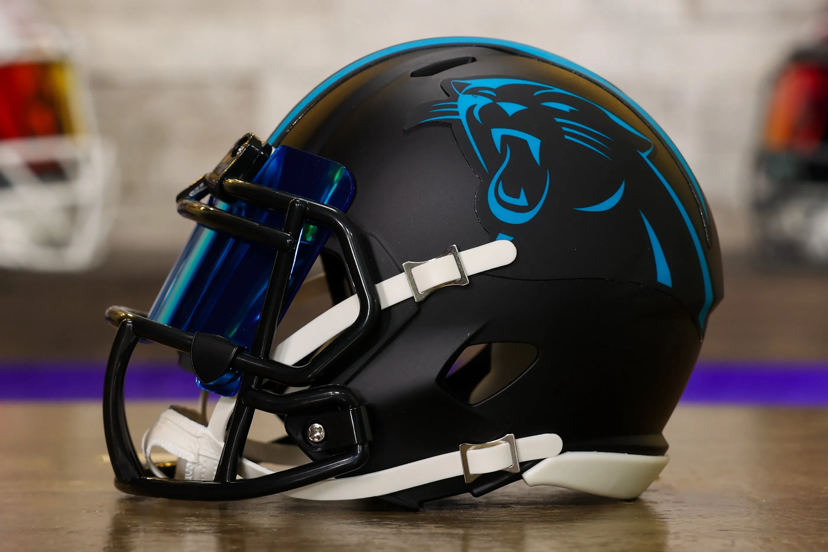 Carolina Panthers Riddell Speed Mini Helmet - GG Edition