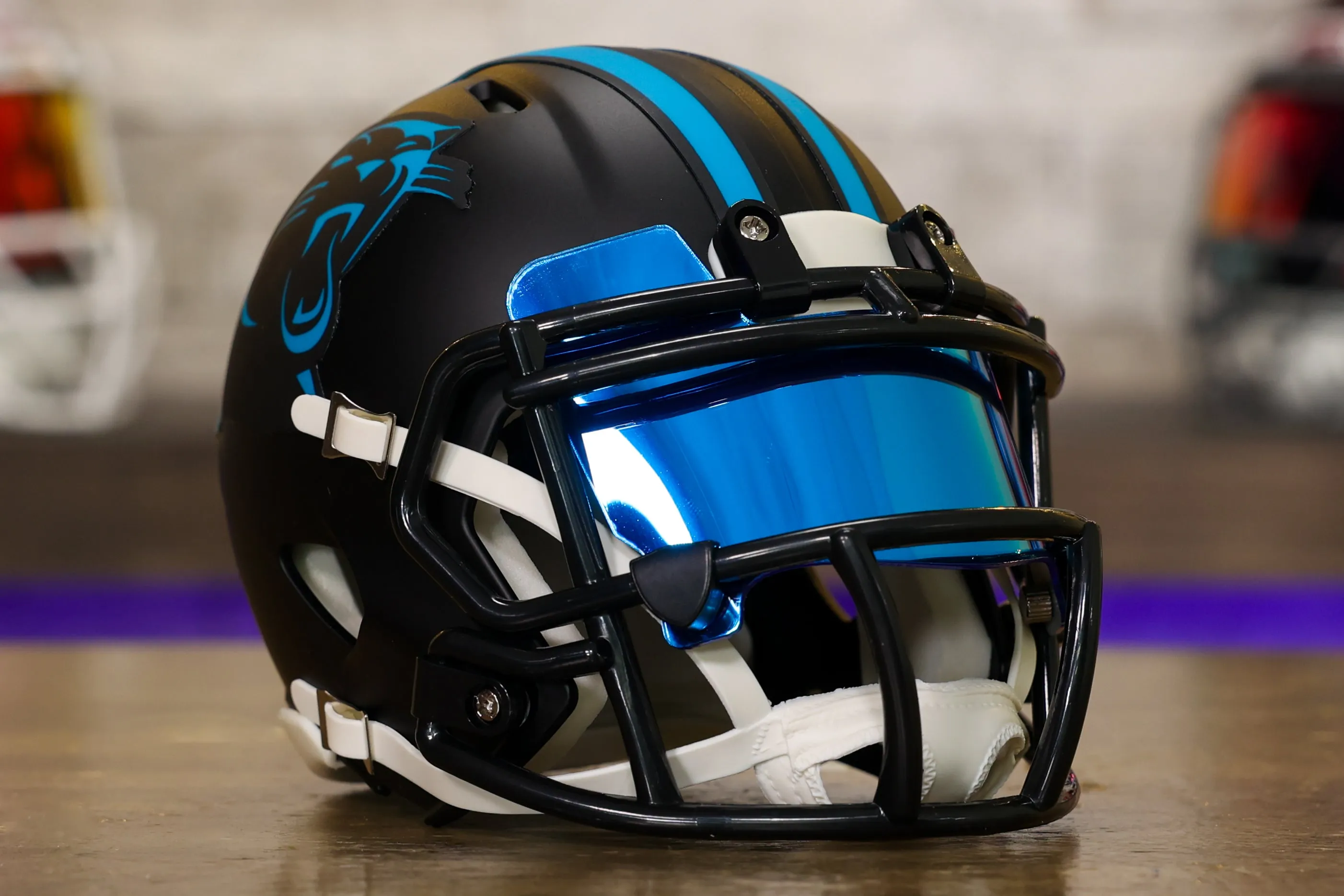 Carolina Panthers Riddell Speed Mini Helmet - GG Edition