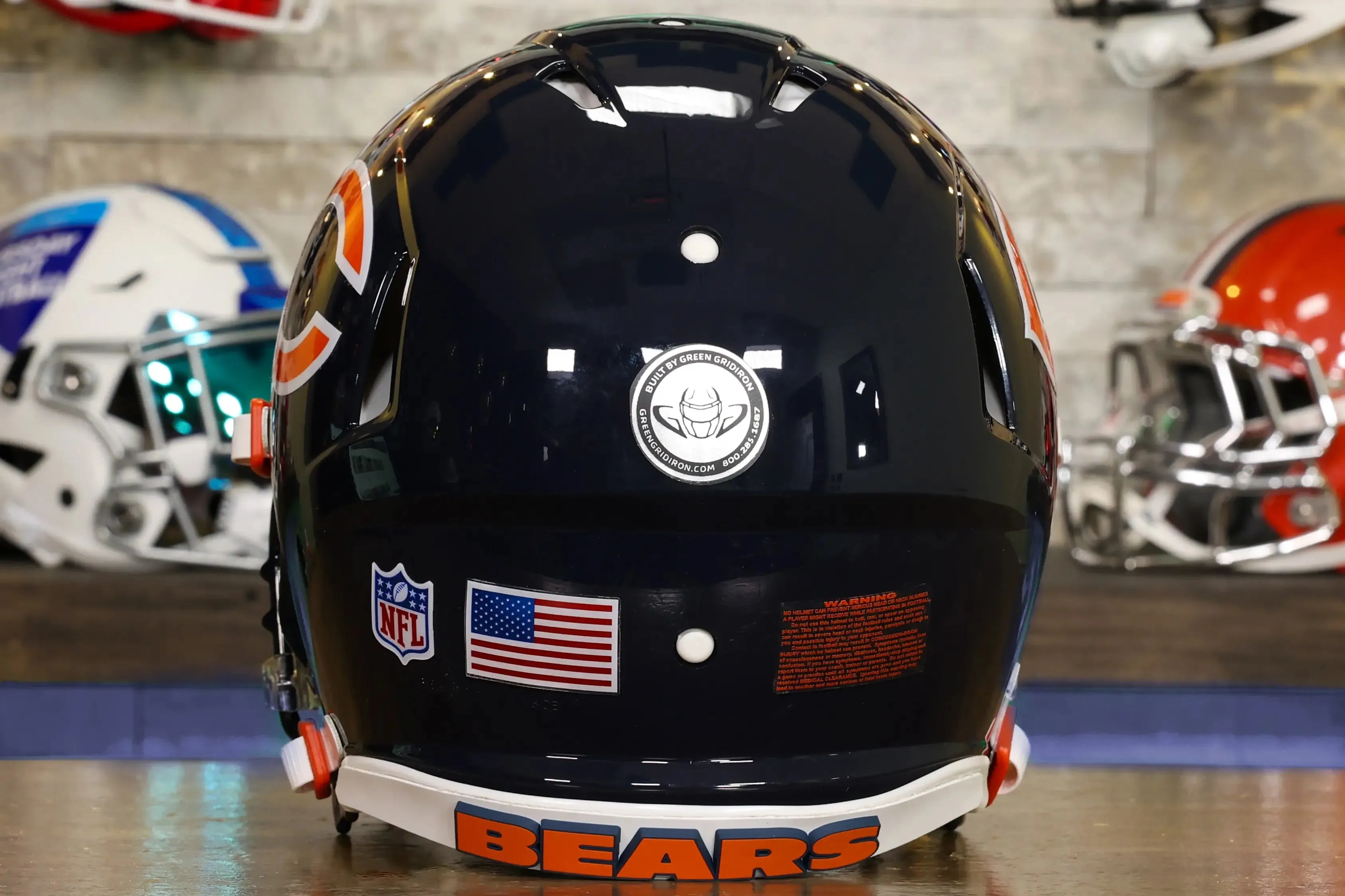 Chicago Bears Riddell Speed Authentic Helmet - GG Edition